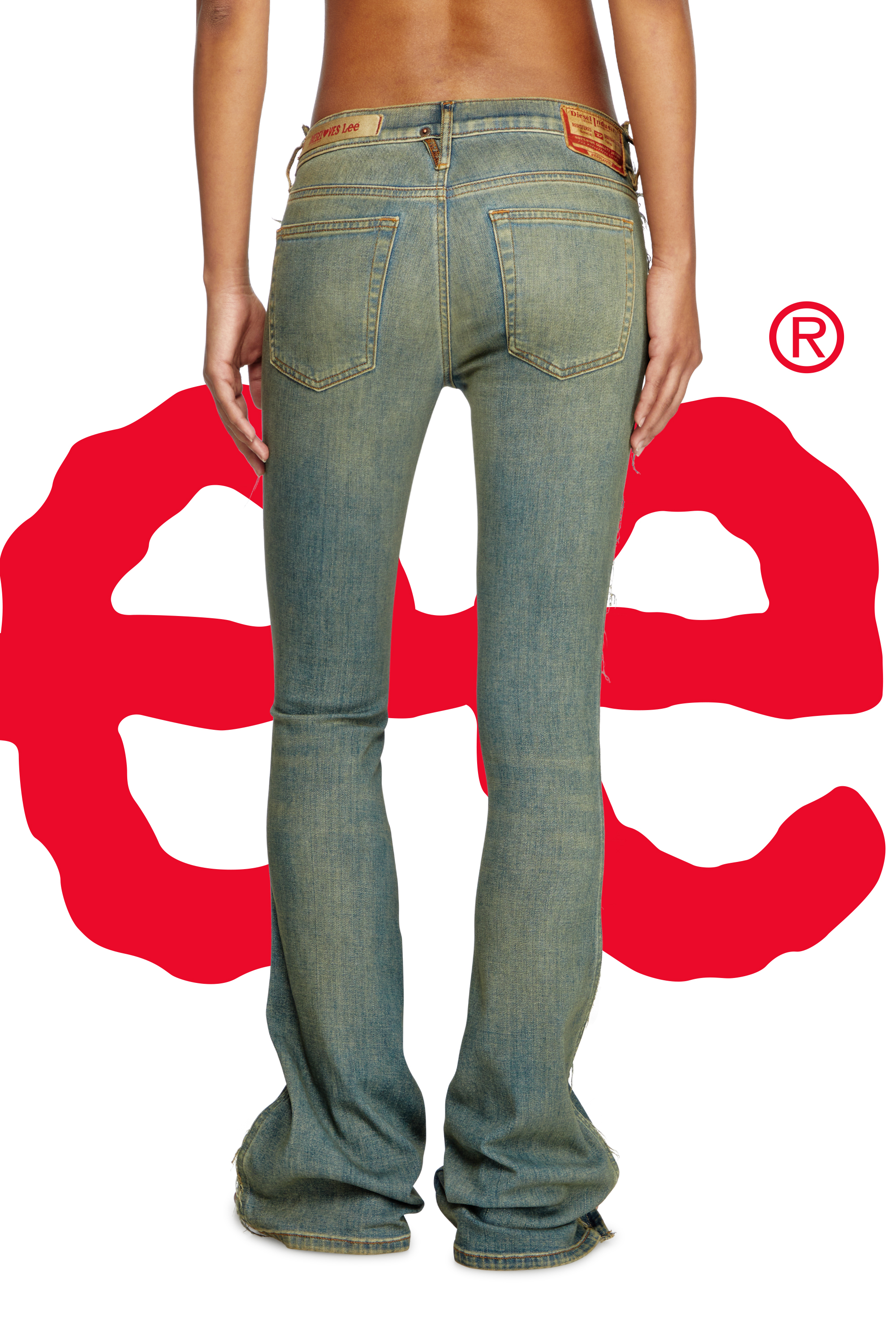 Regular Jeans Dieseloves 02 09N01, Dunkelblau Diesel - Damen Regular Jeans Dieseloves 02 09N01, Dunkelblau - 6