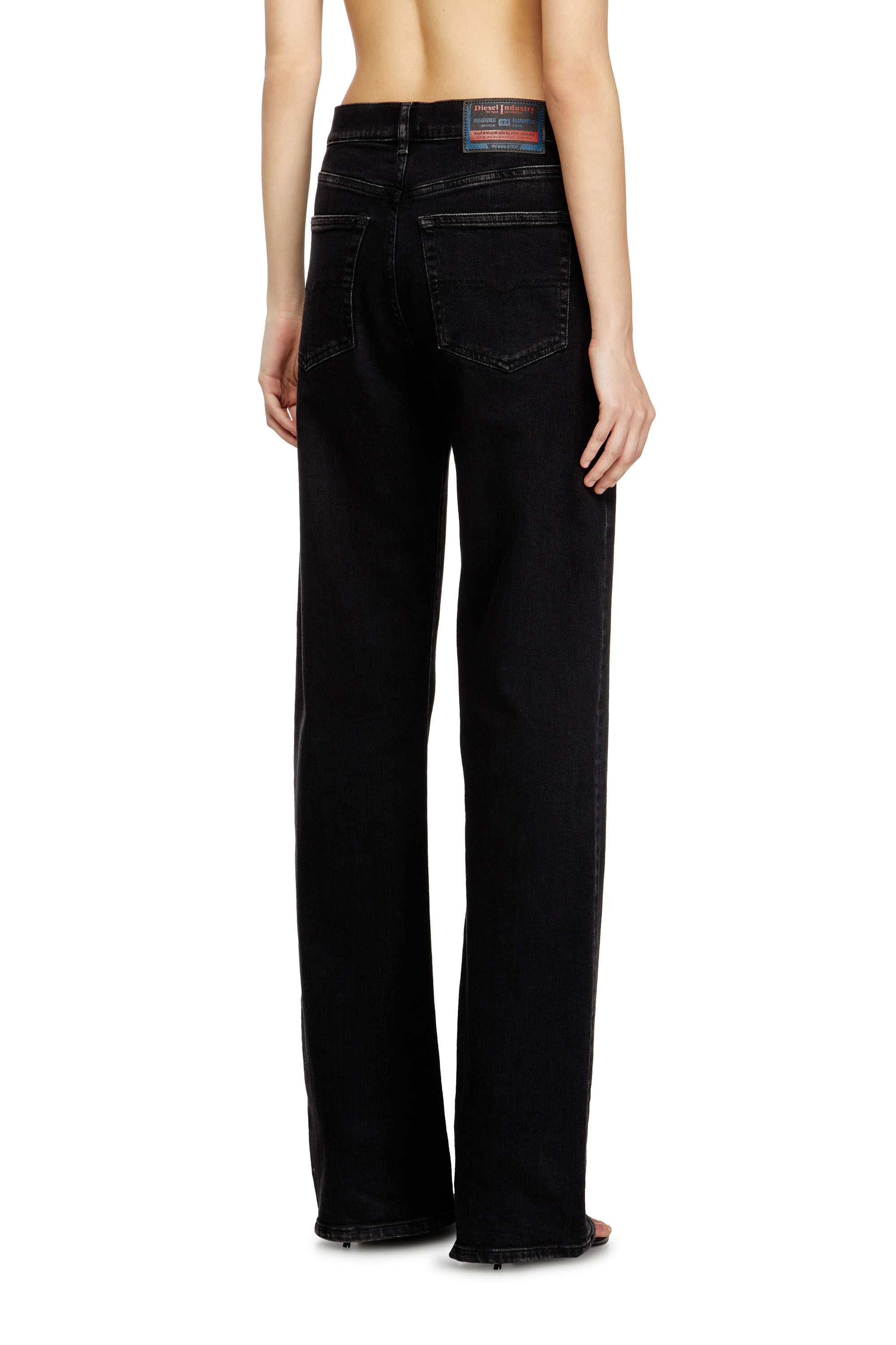 Diesel - Damen Regular Jeans 1971 D-Sent 09N89, Schwarz/Dunkelgrau - 3