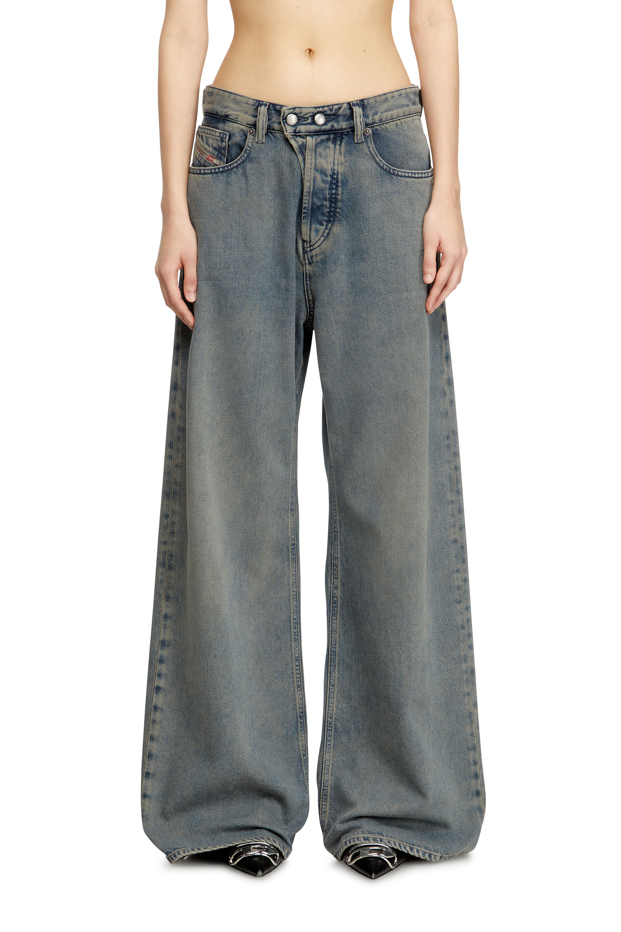 Relaxed Jeans 1996 D-Sire 09N24, Mittelblau Diesel - Damen Relaxed Jeans 1996 D-Sire 09N24, Mittelblau - 3