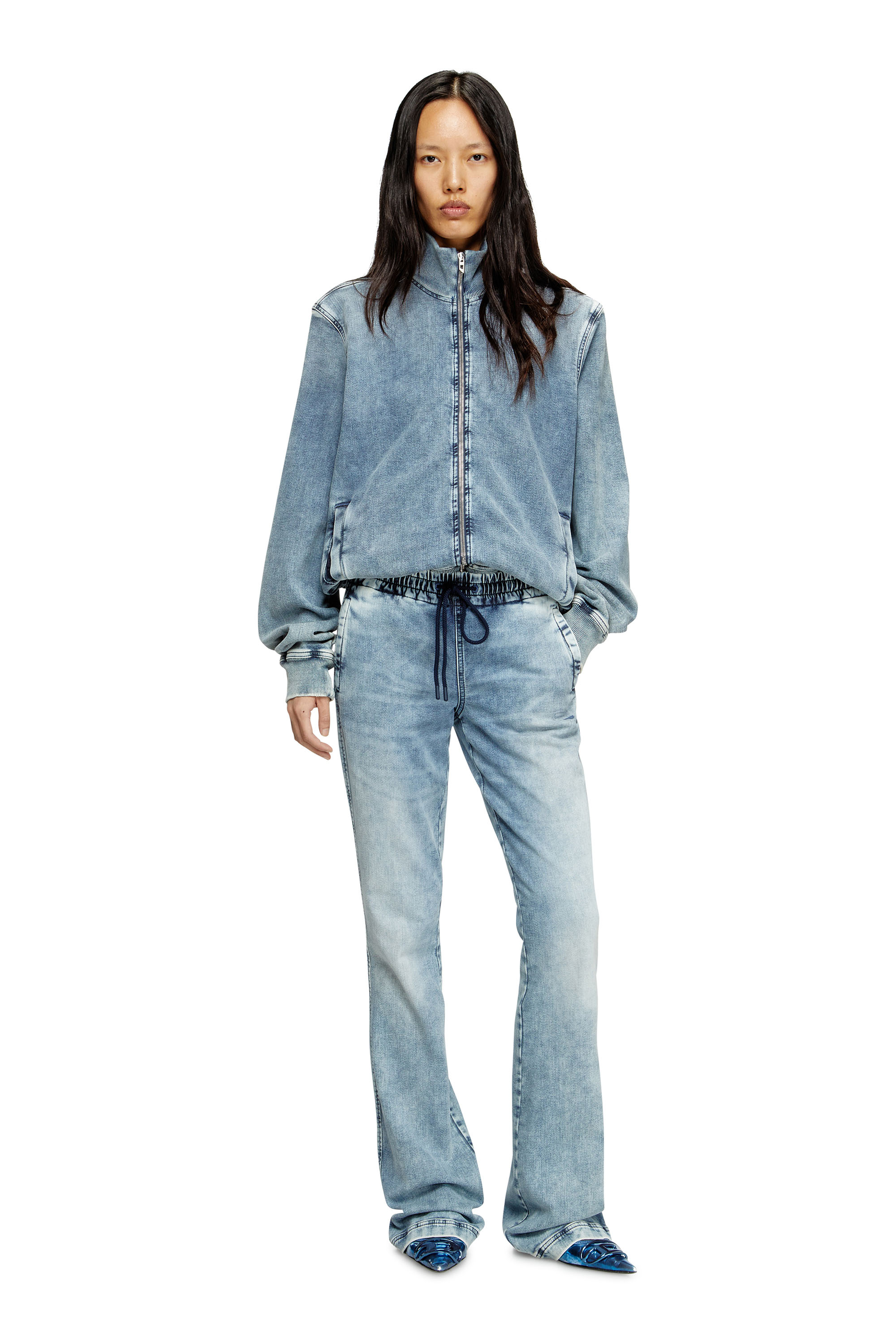 Diesel - Damen Bootcut 2069 D-Ebbey Joggjeans® 09M32, Hellblau - 2