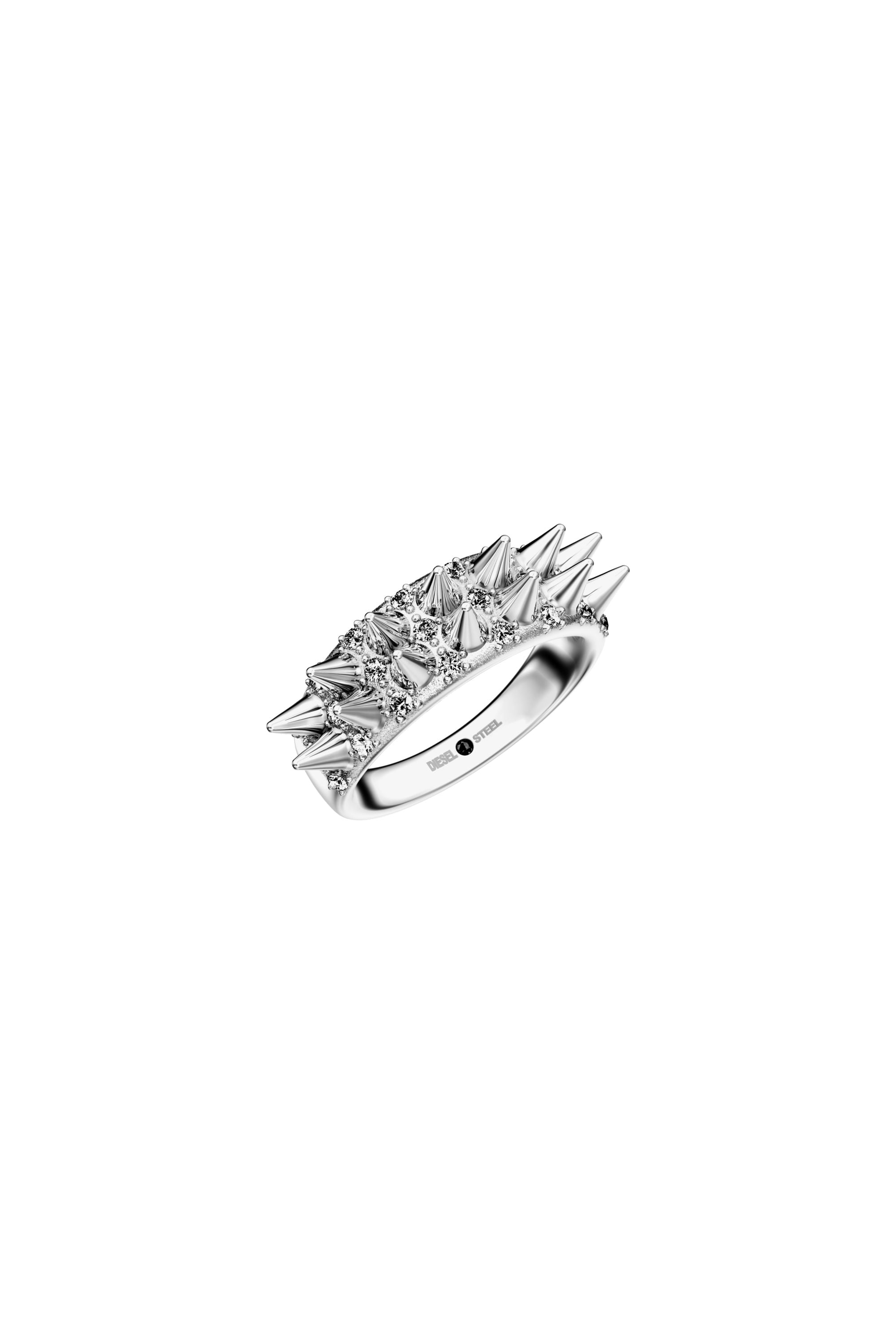 Diesel - DX1723040, Unisex Bandring aus Edelstahl in Silber - 1