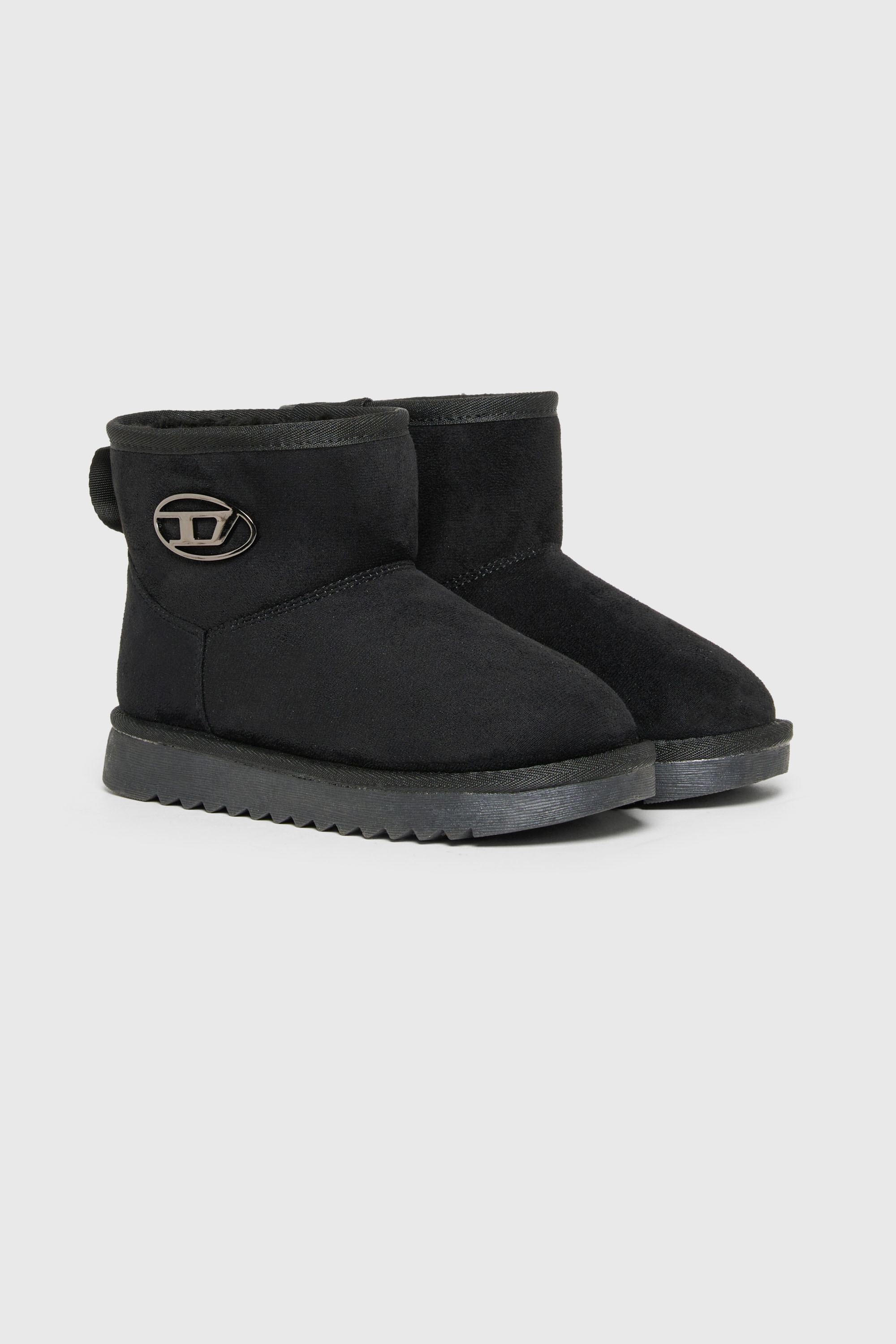 Diesel - D-DAATEN, Unisex D-Daaten - Stiefel mit Pl&uuml;schfutter in Schwarz - 2