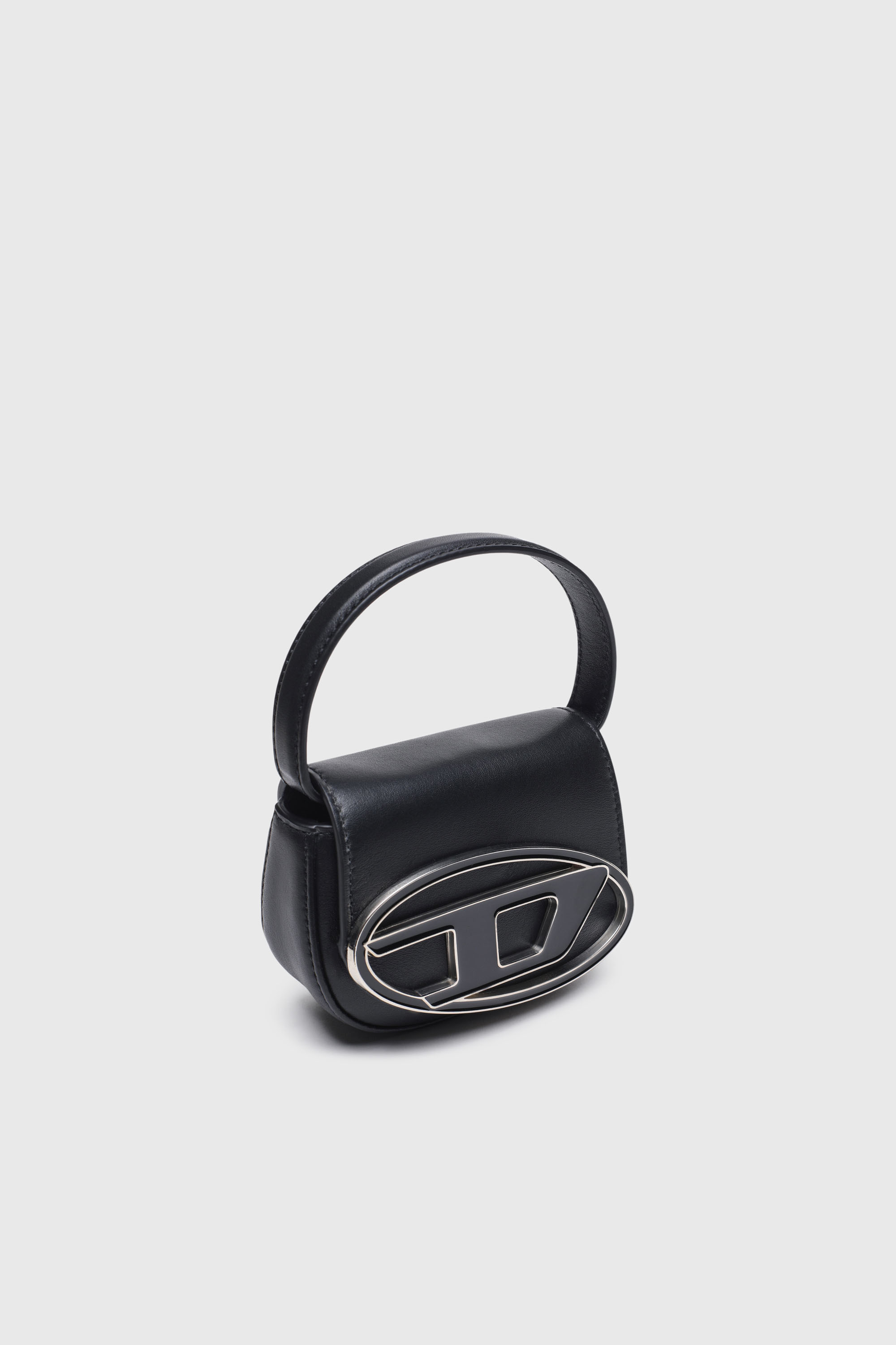 Diesel - 1DR XS, Damen 1DR XS-Ikonische Minitasche mit D logo-Plakette in Schwarz - 6