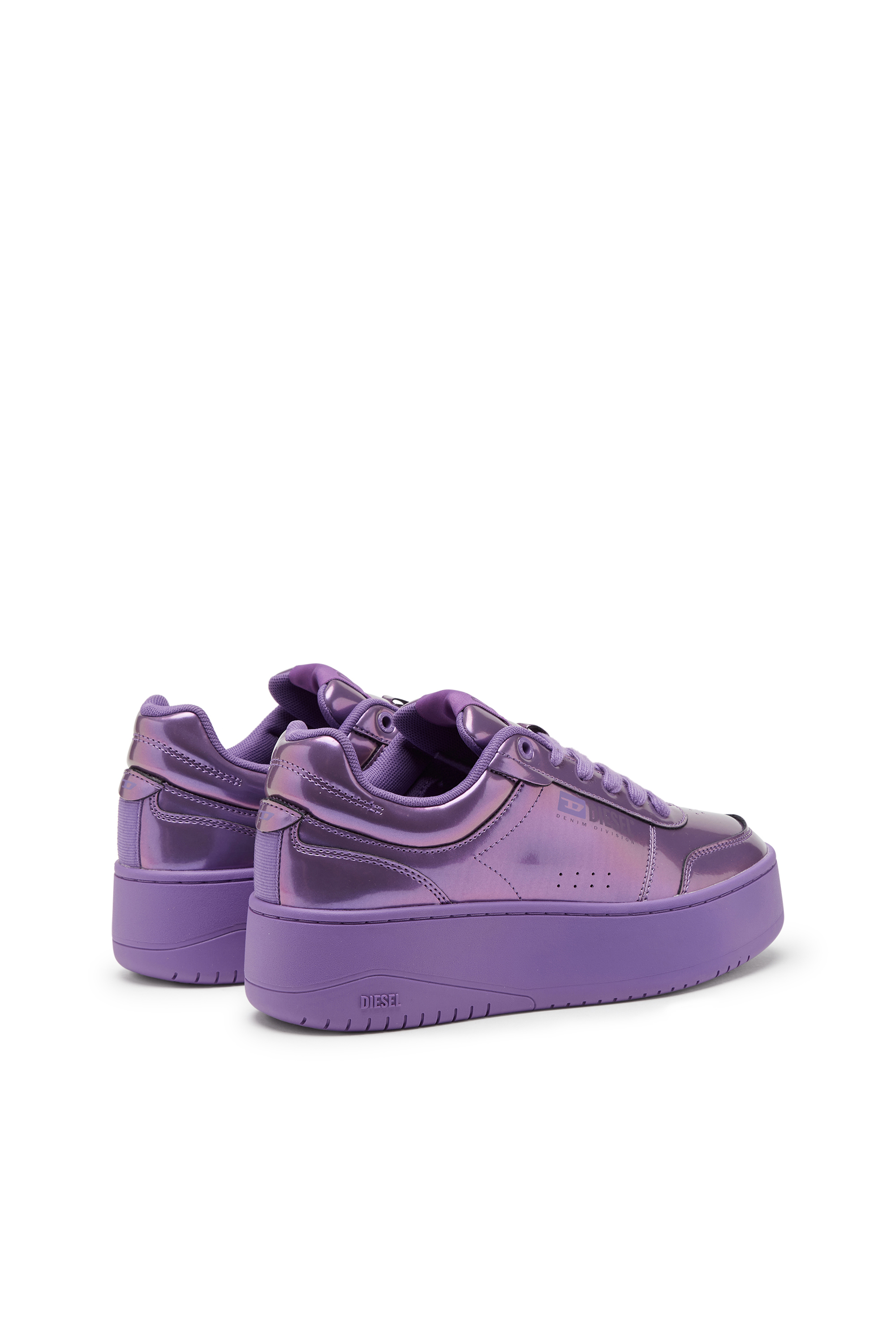 Diesel - S-ATHENE BOLD VTG W, Damen S-Athene-Irisierende Sneakers mit Plateausohle in Violett - 3