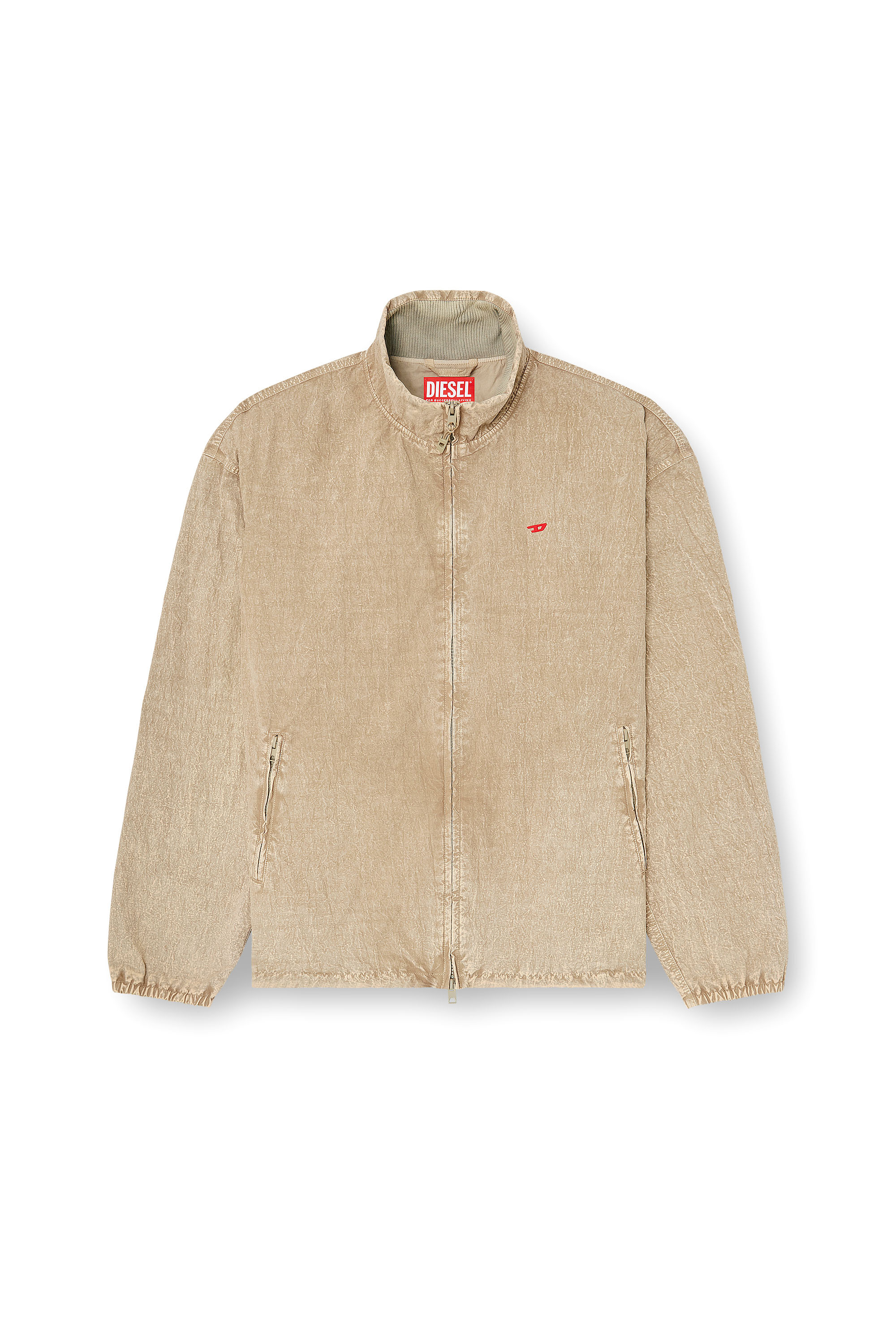 Diesel - J-CORSE-PLBH, Herren Jacke aus taslan mit spezieller Beschichtung in Beige - 2