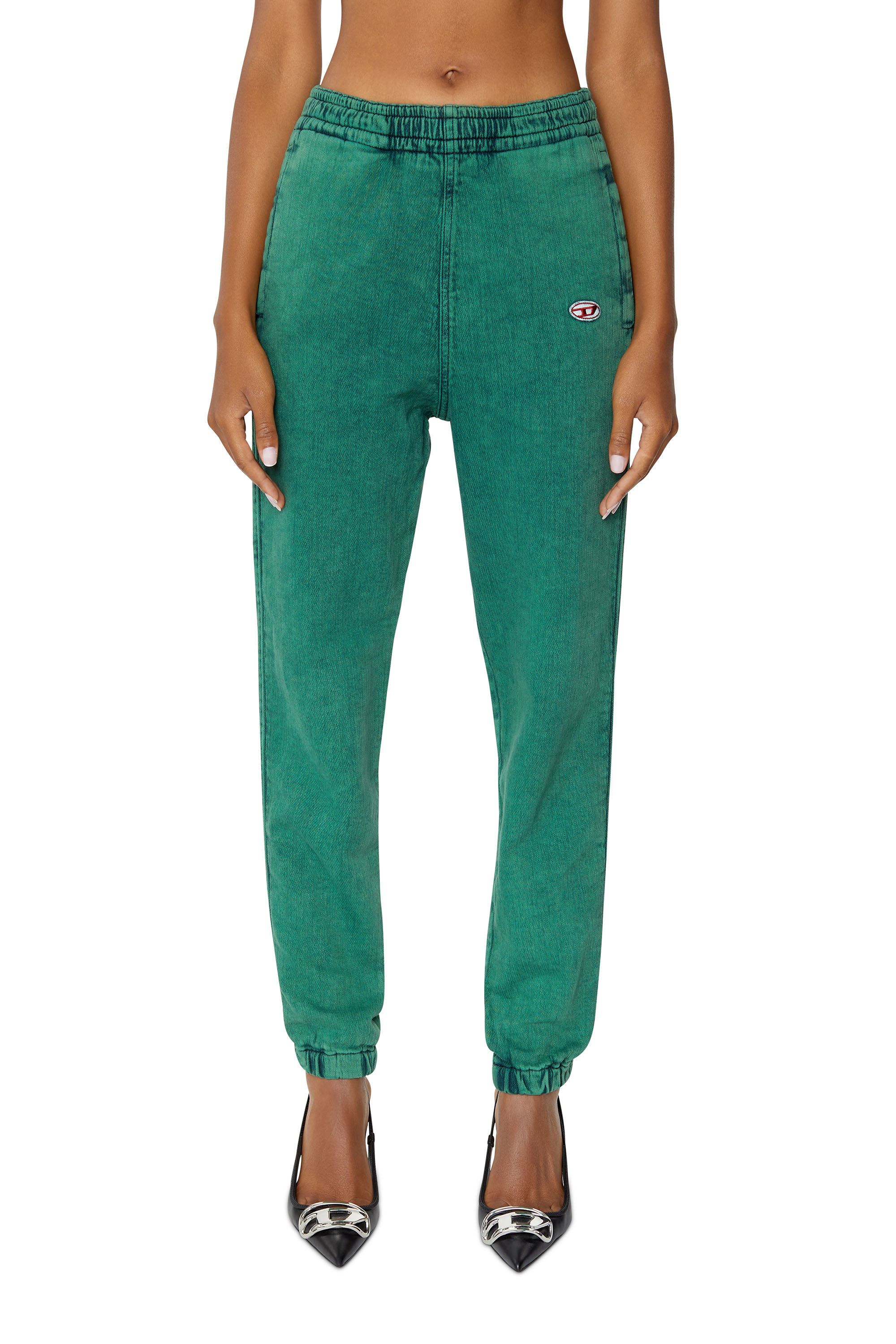 Diesel - D-Lab Track Denim 09E32 Tapered, Grün - Image 1