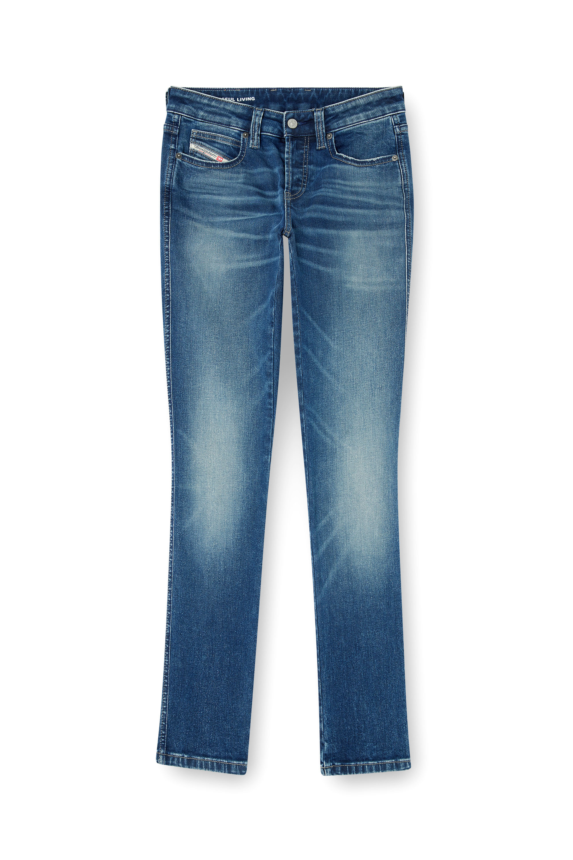 Diesel - Damen Slim Jeans 1992 D-Jiann 0DBEE, Mittelblau - 3