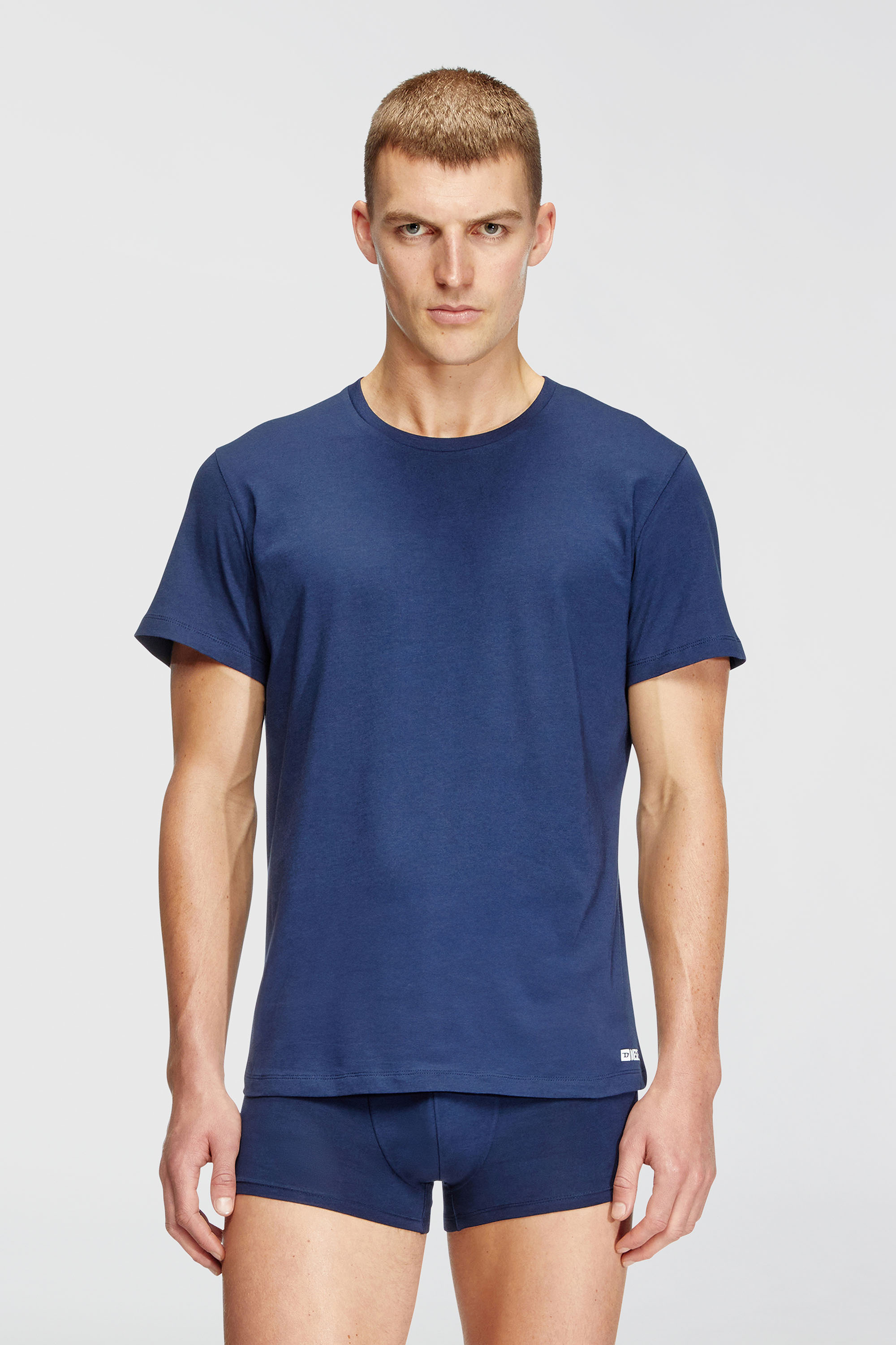 Diesel - RANDAL-D-BOX-3PACK, Herren T-Shirts im Dreierpack in Blau/Weiss - 2