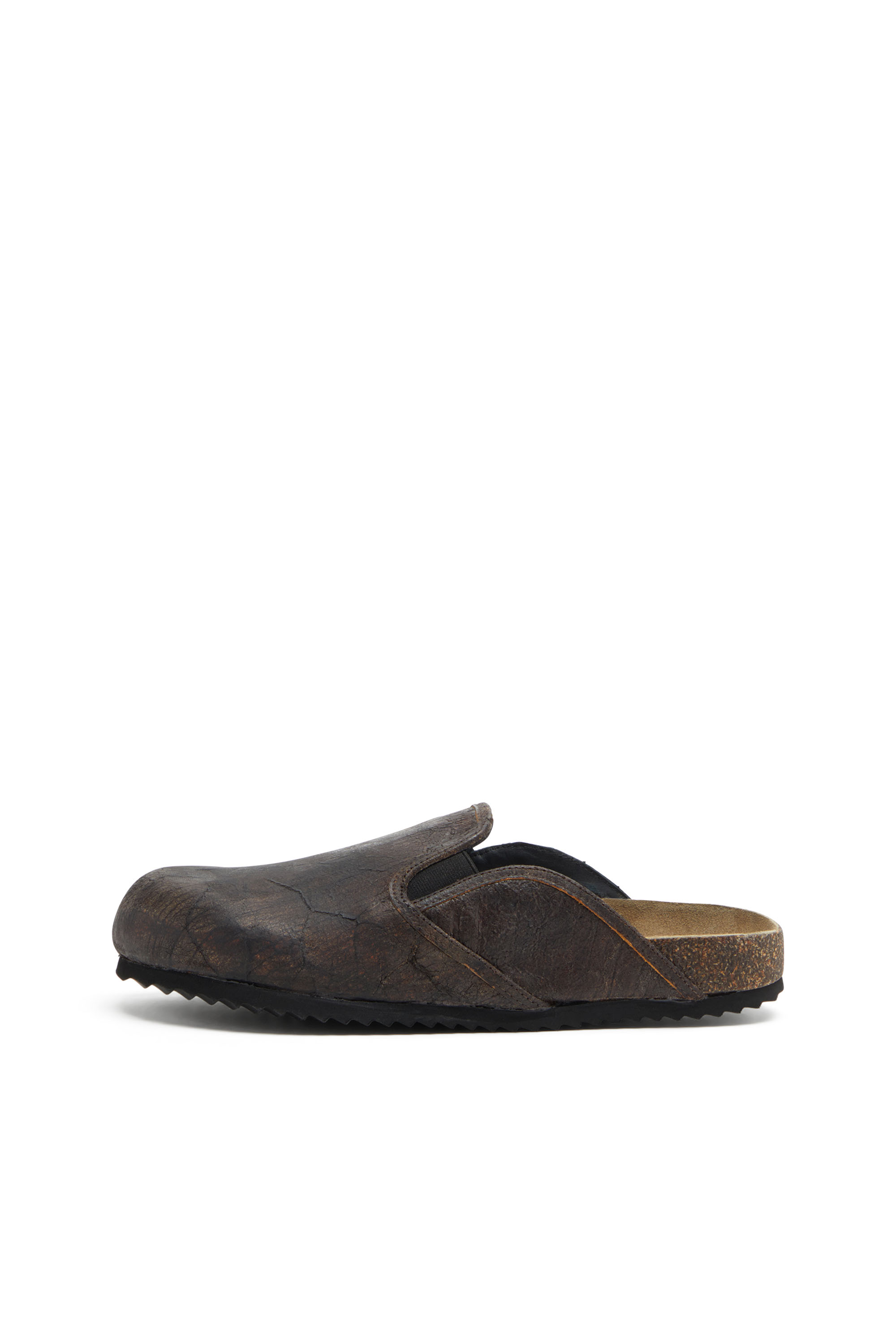 D-WOODSTOCK SLIP-ON, Braun Diesel - D-WOODSTOCK SLIP-ON, Herren D-Woodstock-Clogs aus Wildleder in gerissener Optik in Braun - 7
