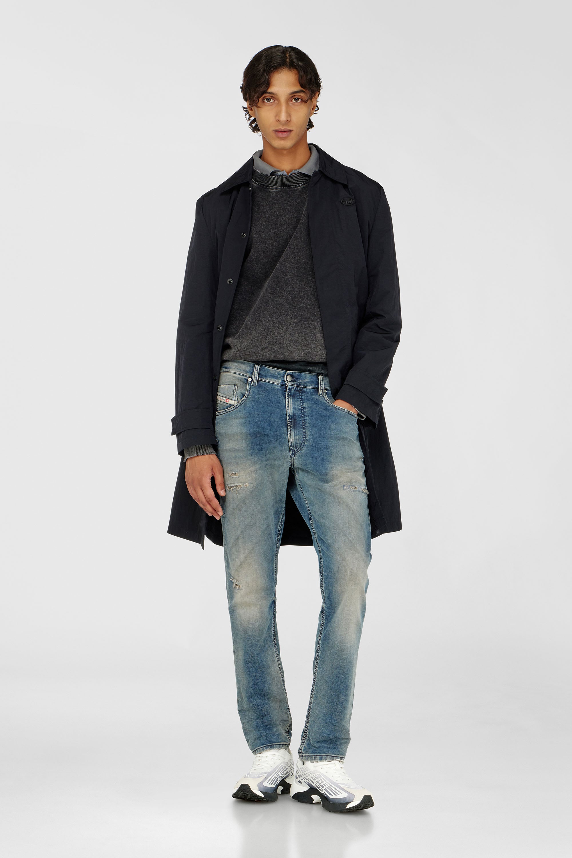 Diesel - Herren Regular 2032 D-Krooley-BW Joggjeans&reg; 068WY, Mittelblau - 2