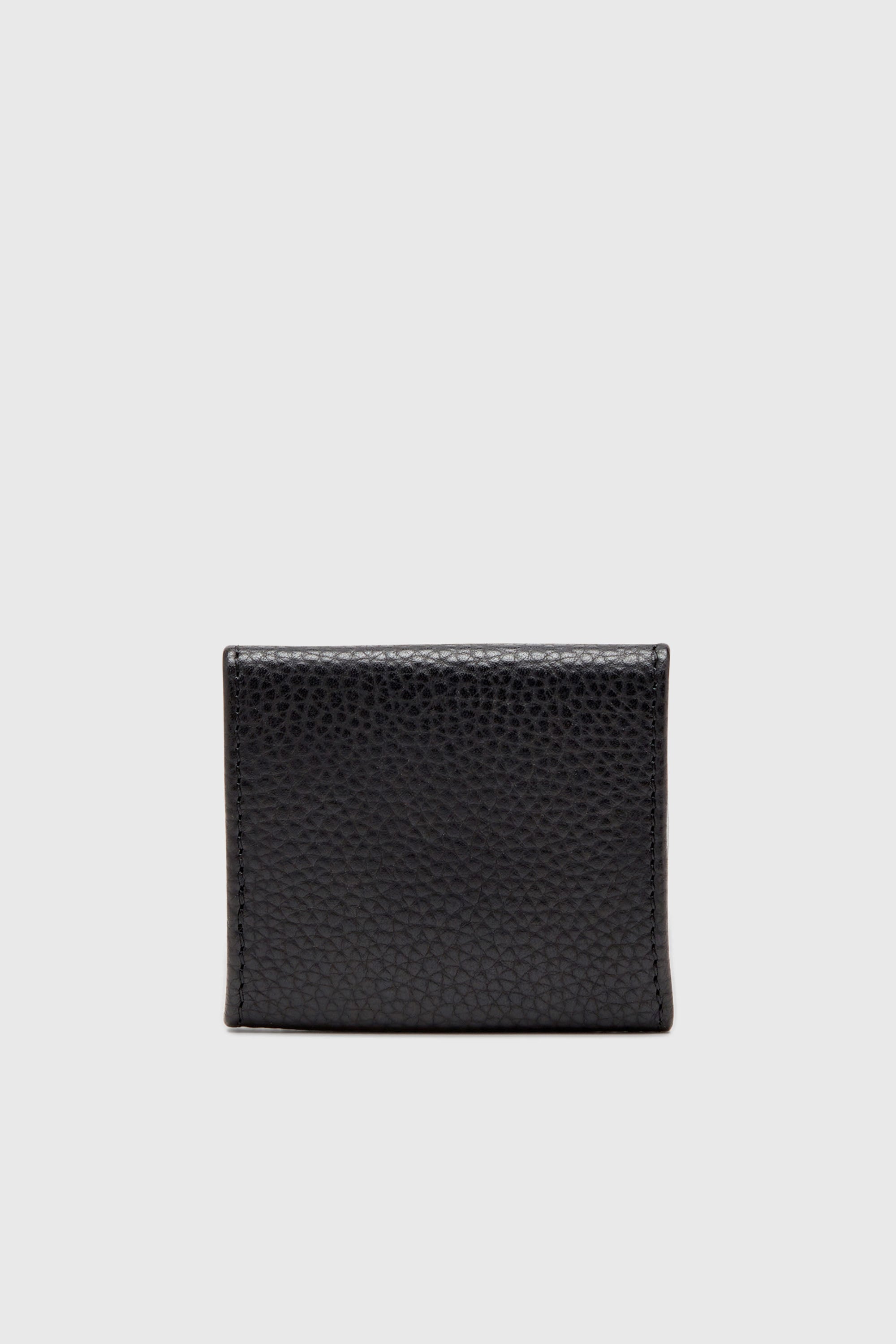 Diesel - HISSU EVO COIN CASE, Herren M&uuml;nzetui aus genarbtem Leder in Schwarz - 2