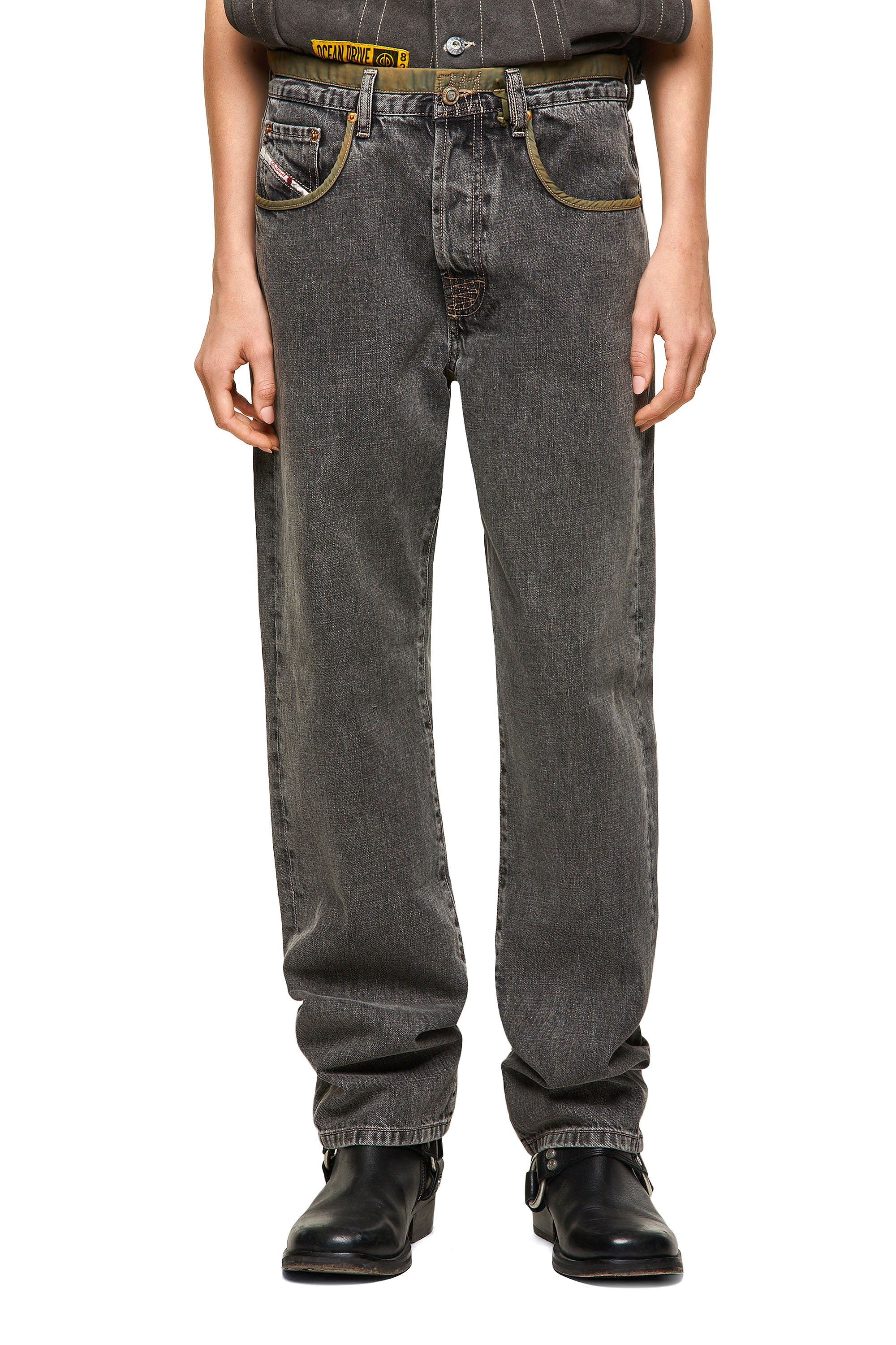 DxD-P3 0CBBH, Schwarz/Dunkelgrau - Jeans
