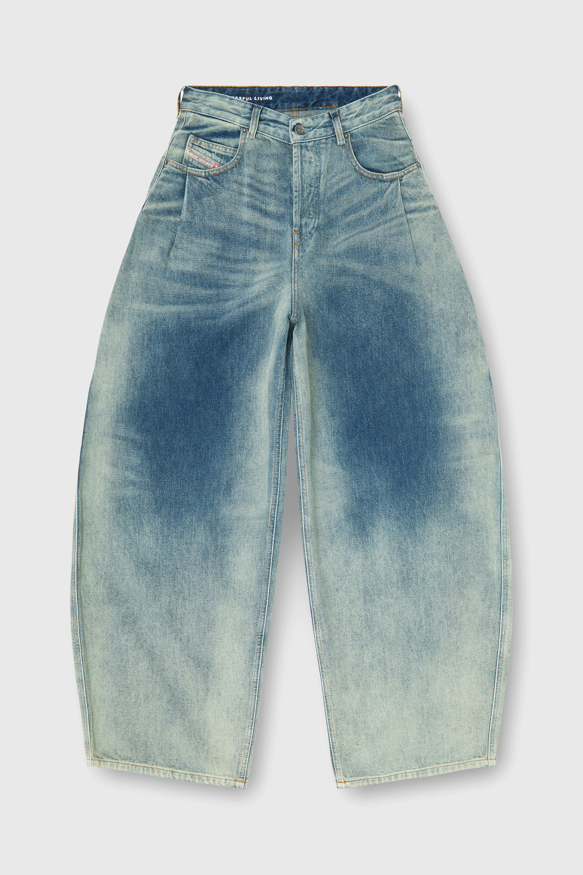Diesel - Damen Relaxed Jeans 1987 D-Khelz 007EF, Mittelblau - 2
