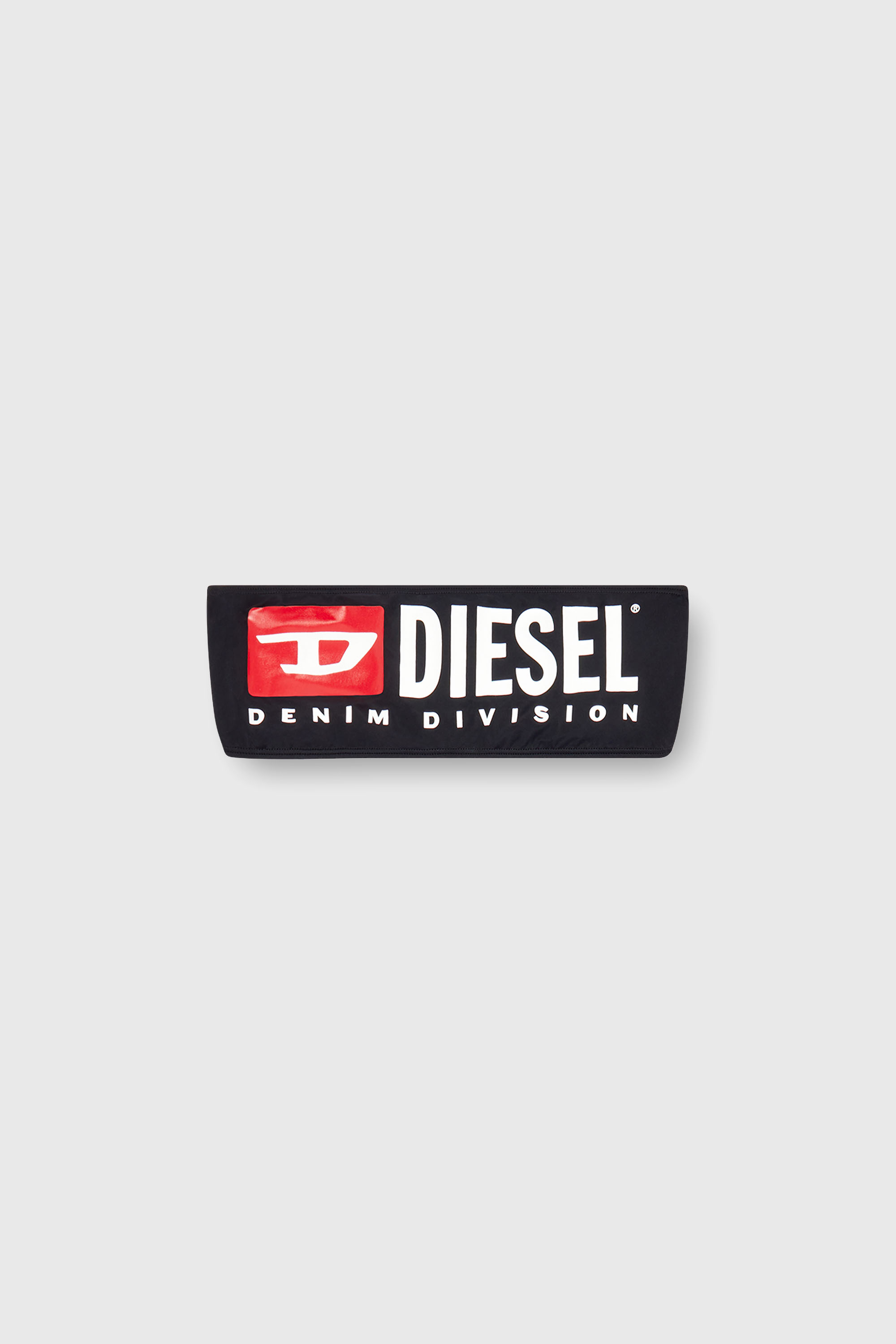 Diesel - BFB-BRYNA, Damen Bandeau-Bikini-Top mit Maxi-Logo in Schwarz - 2