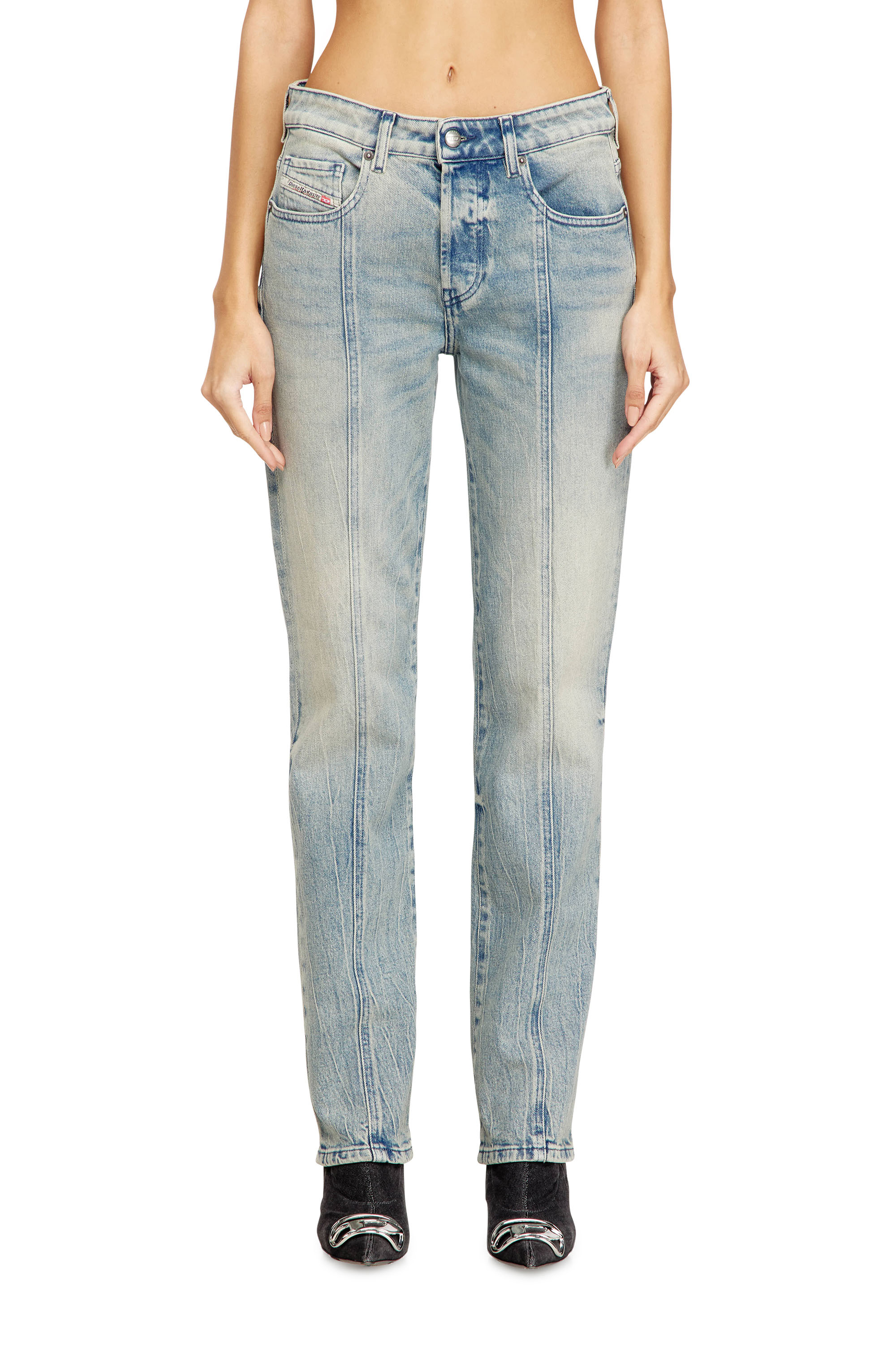 Diesel - Damen Regular Jeans 1989 D-Mine 09N55, Hellblau - 1