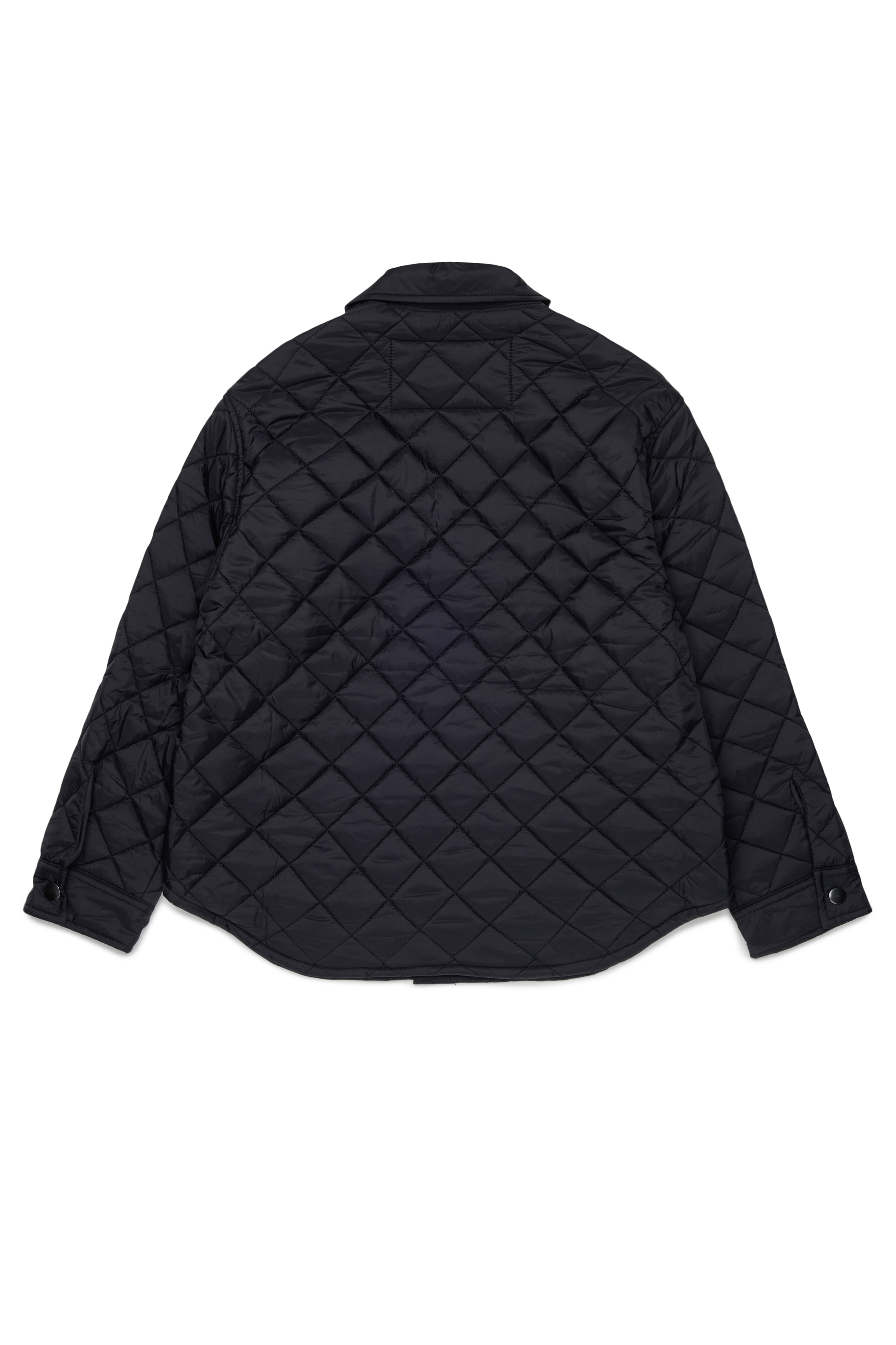 Diesel - JMONTY, Unisex Hemdjacke aus gestepptem Nylon in Schwarz - 2