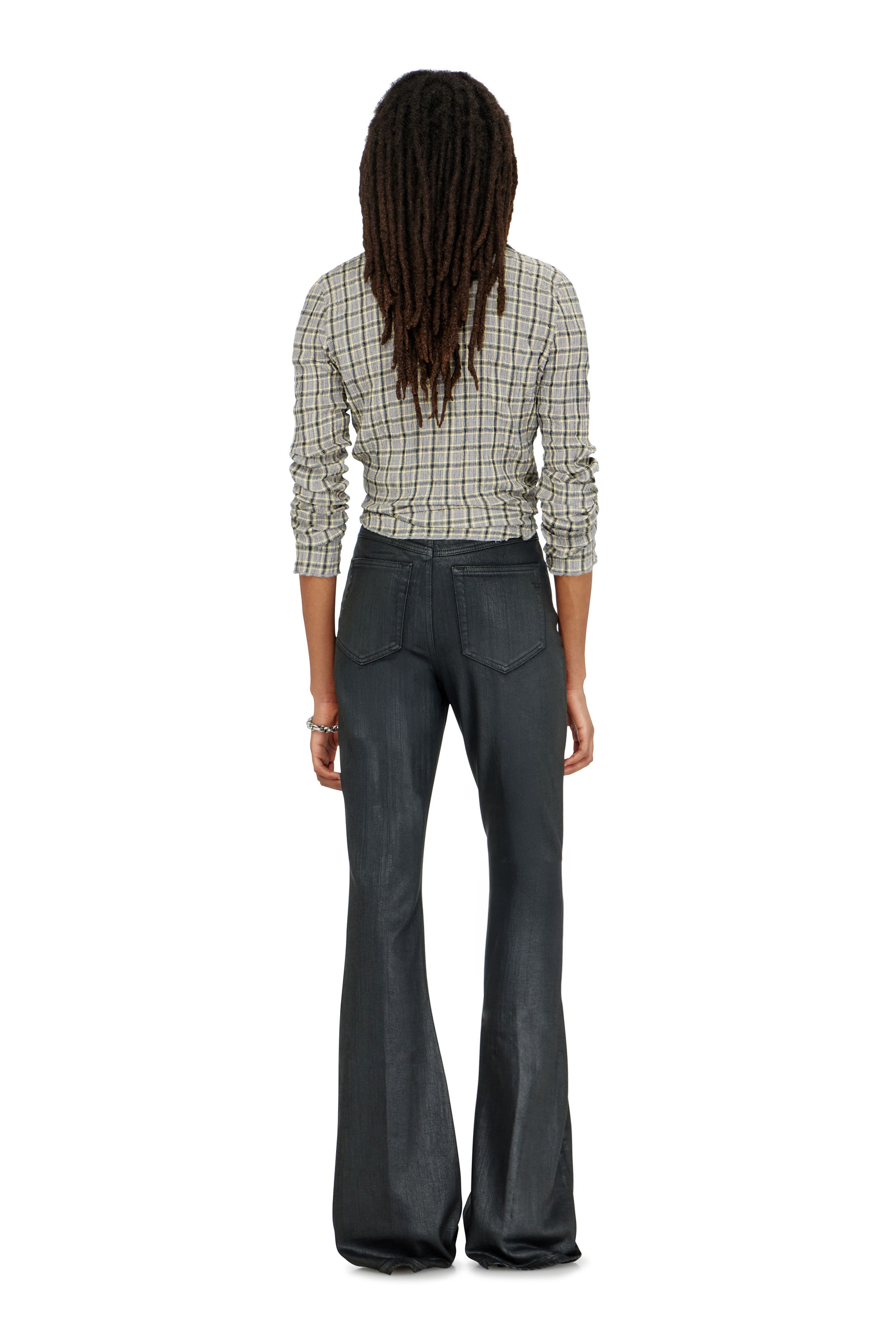 Diesel - Damen Bootcut Jeans 1973 D-Partt 09P78, Schwarz/Dunkelgrau - 3