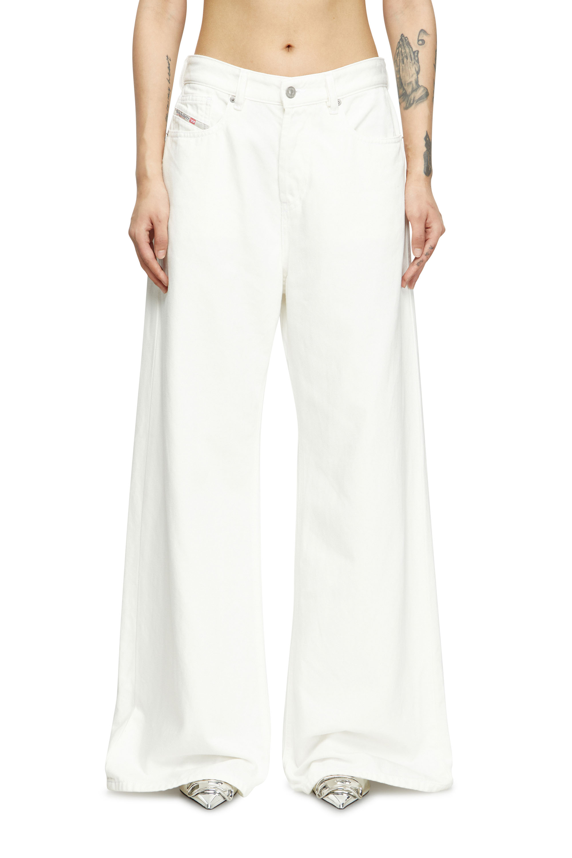 Diesel - Damen Relaxed Jeans 1996 D-Sire 09I41, Weiß - 1