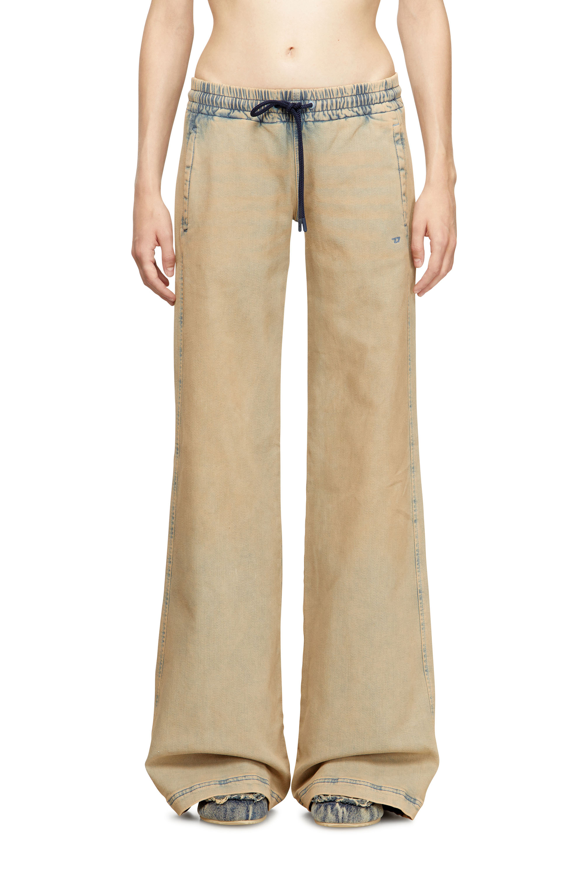 Diesel - Damen Relaxed 2078 D-Ainty Joggjeans® 09M33, Blau/Beige - 1
