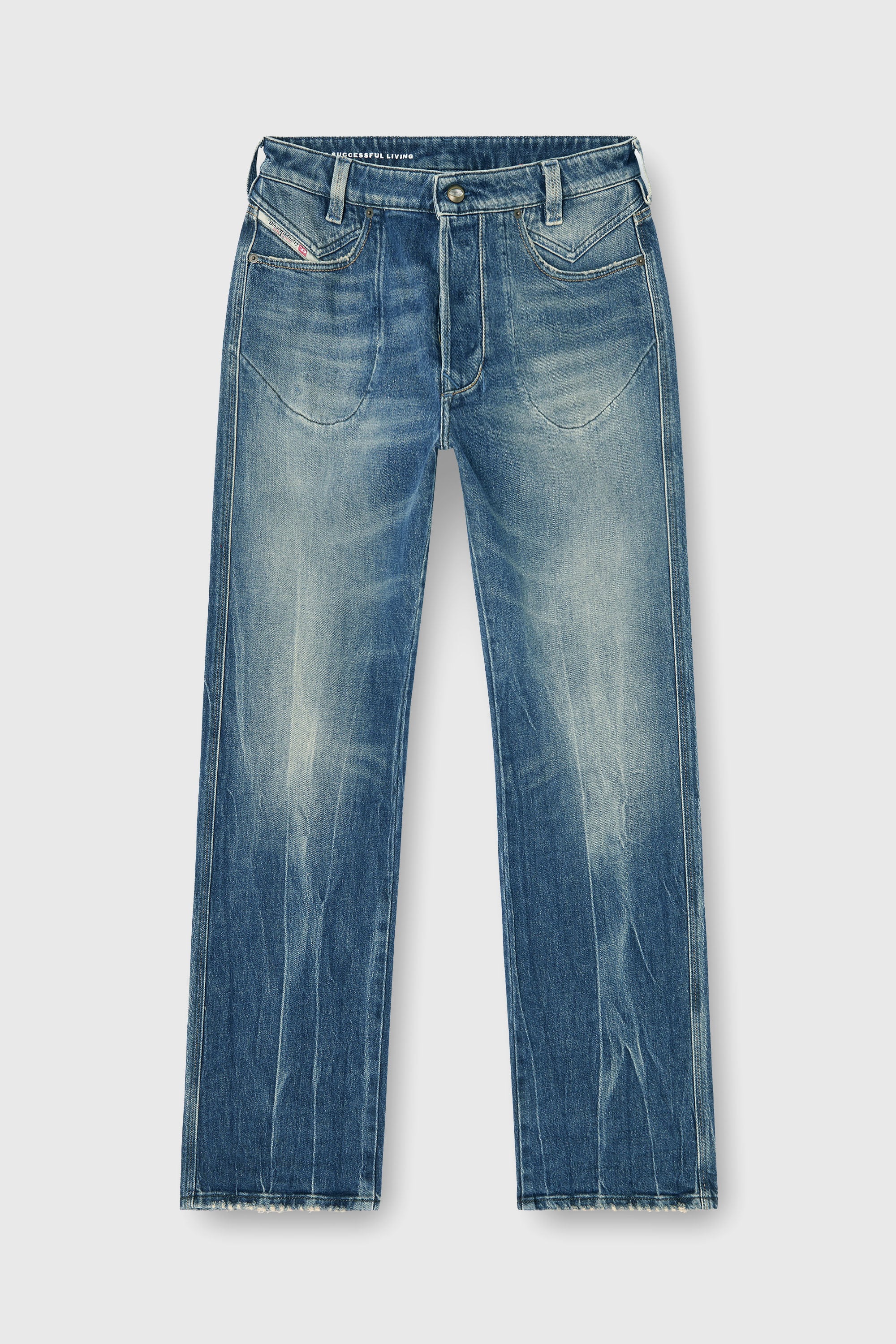 Diesel - Herren Regular Jeans 1985 Larkee 09Q27, Mittelblau - 2