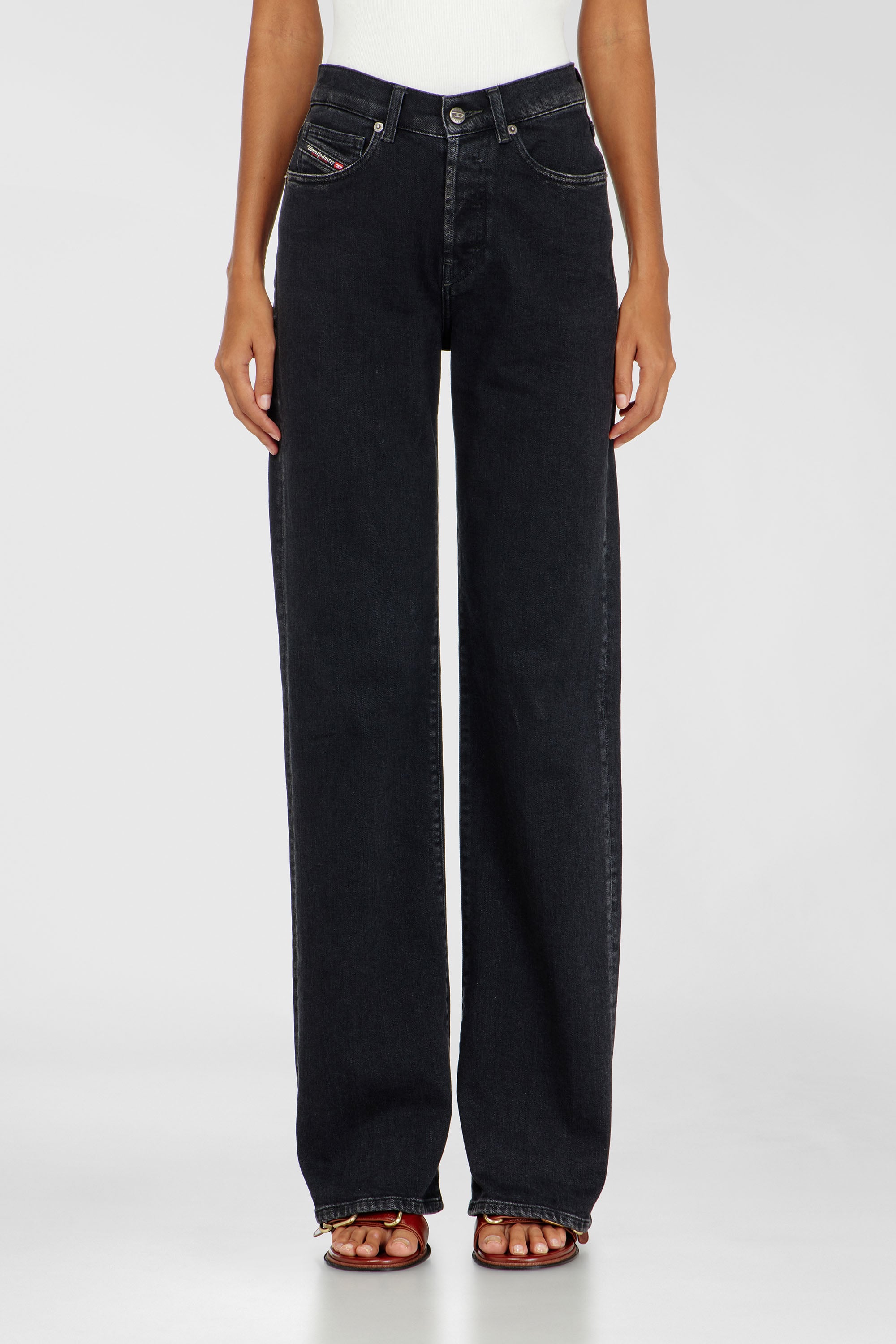 Diesel - Damen Regular Jeans 1971 D-Sent 09N89, Schwarz/Dunkelgrau - 1