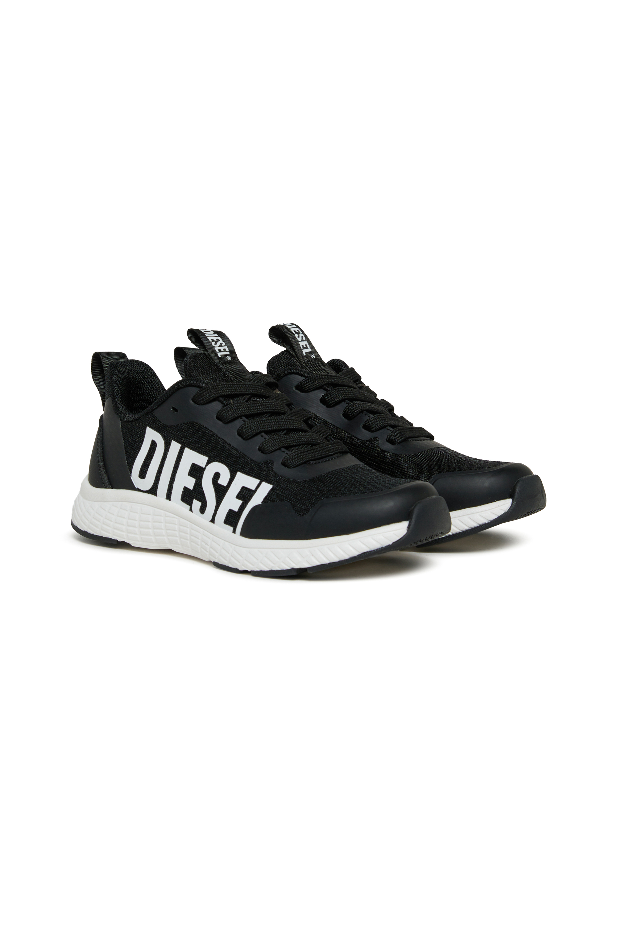 Diesel - S-RUNCOUT, Unisex S-Runcout - Sneakers mit maxi Diesel Logo in Schwarz - 2