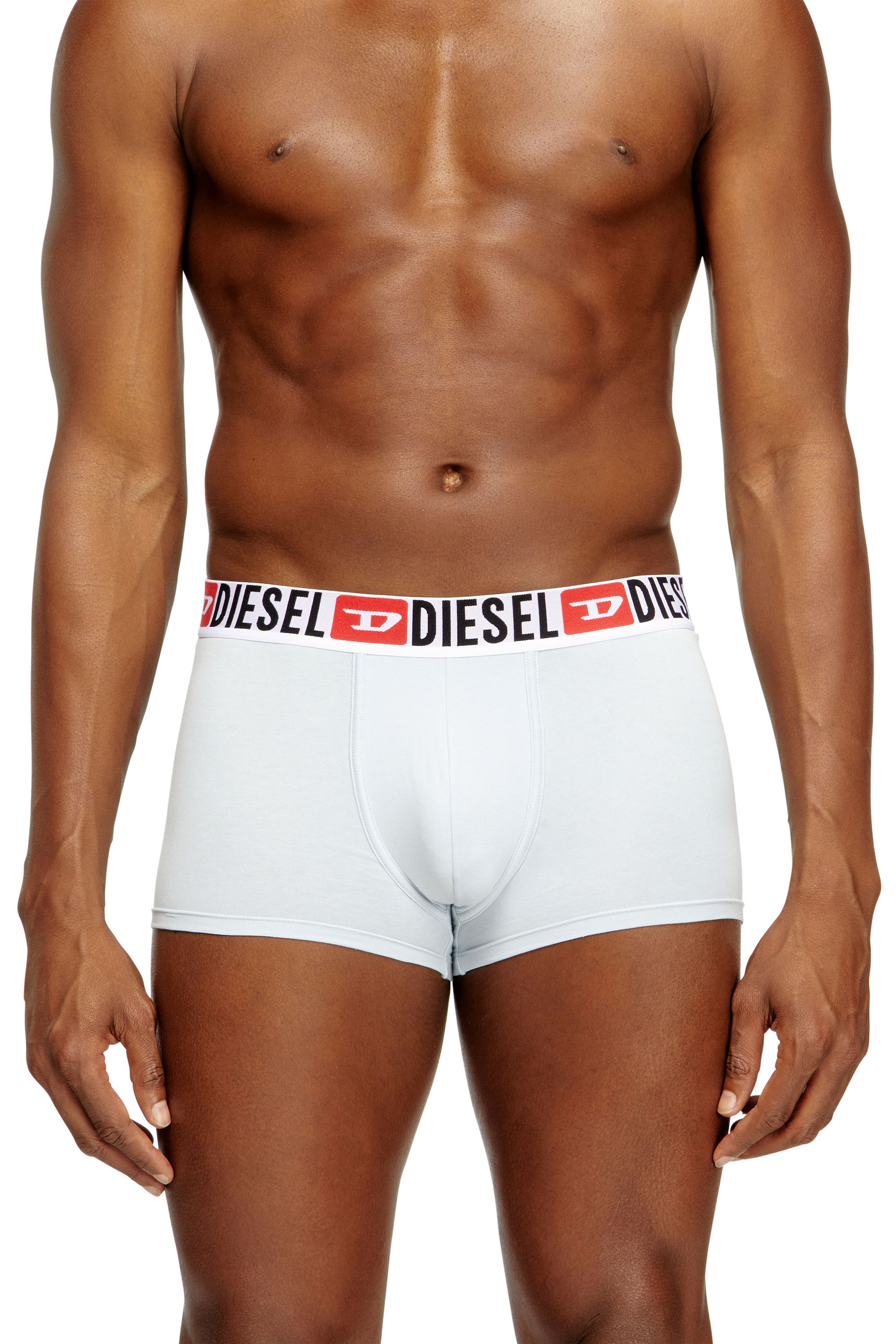 Diesel - UMBX-DAMIENTHREEPACK, Herren Retropants im Dreierpack mit umlaufendem Logo am Bund in Weiß - 3