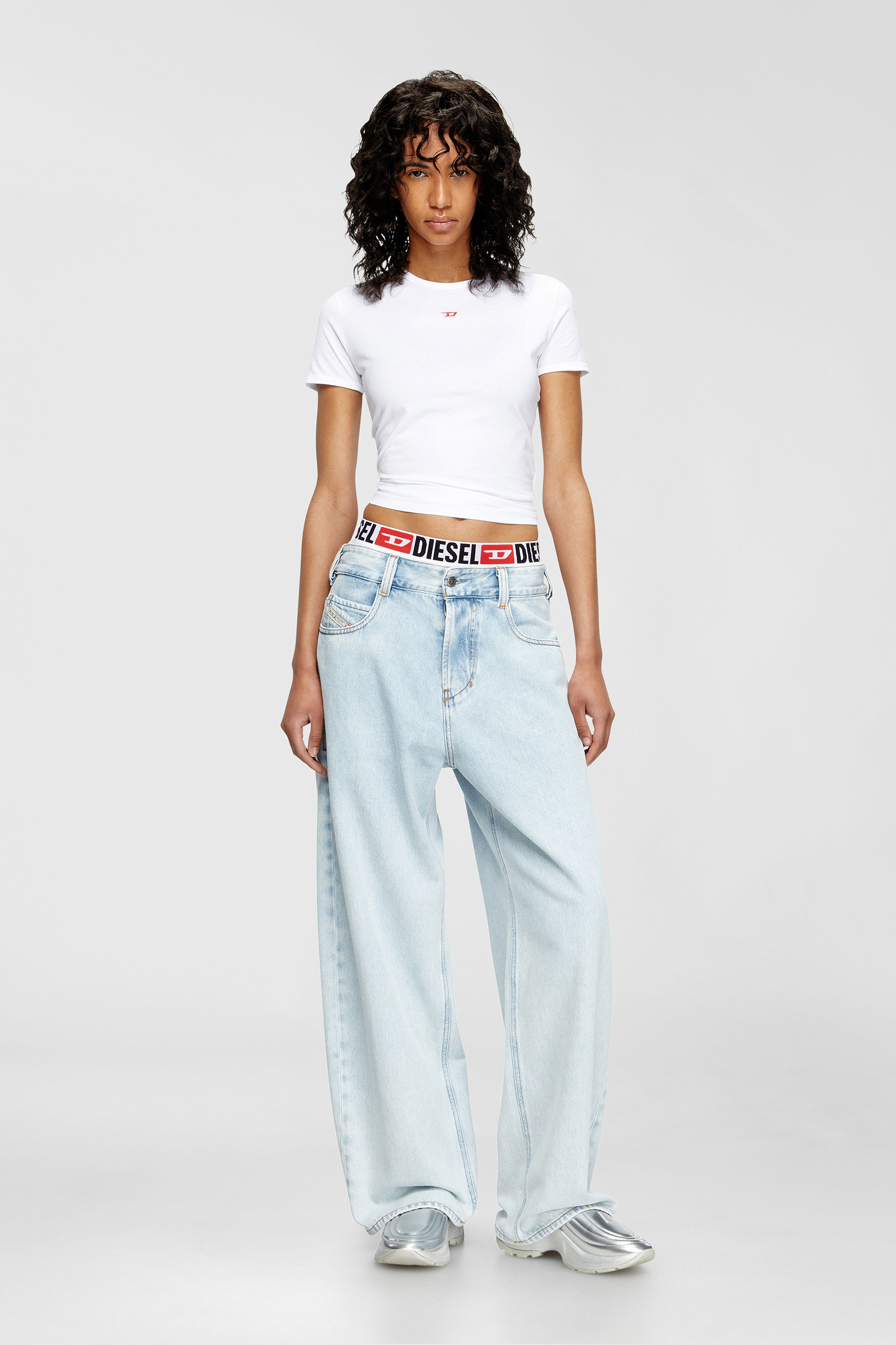 Diesel - Unisex Relaxed Jeans 1997 D-Enim-M 09M74, Hellblau - 5