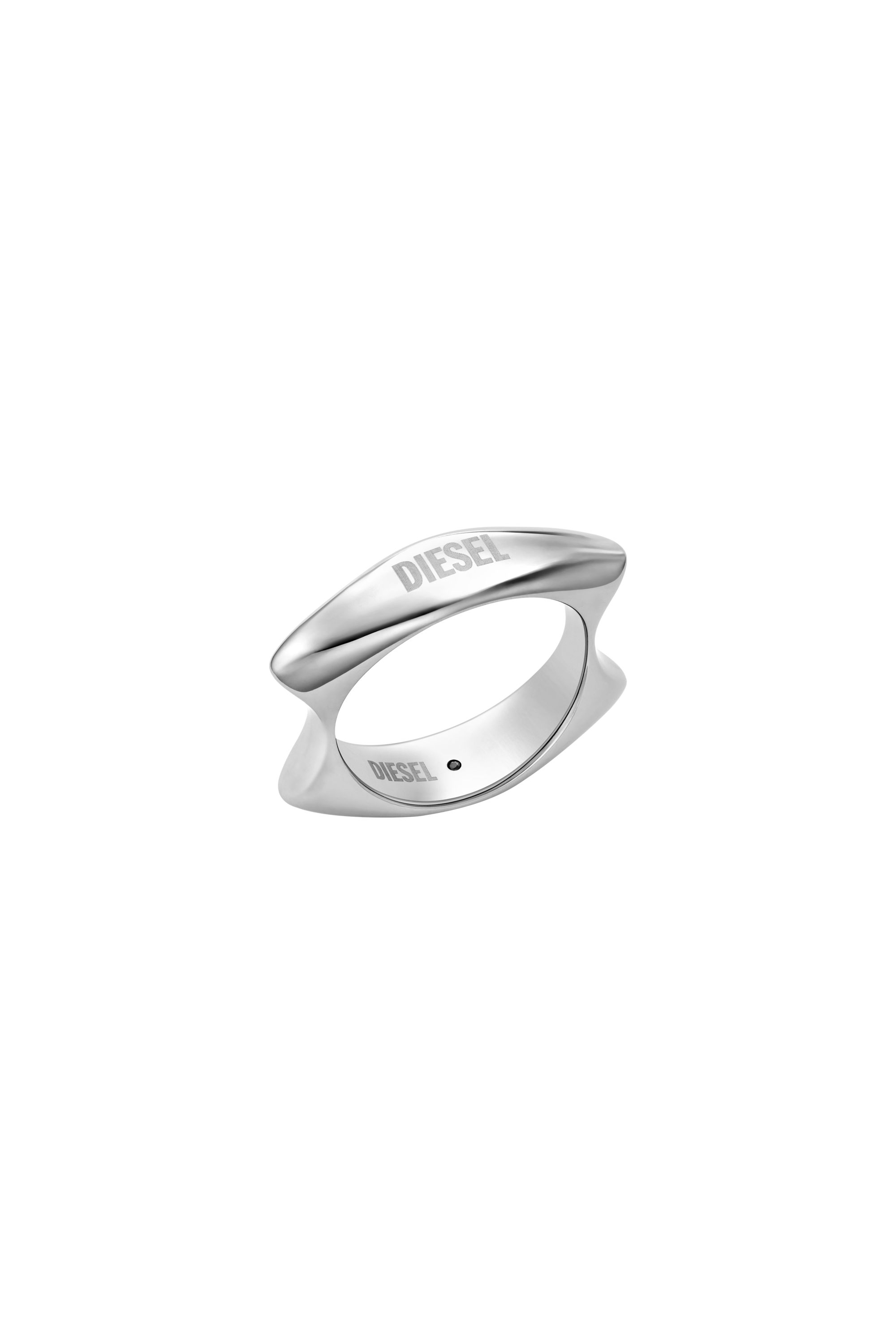 Diesel - DX1584040 JEWEL, Unisex Edelstahlband Ring in Silber - 1