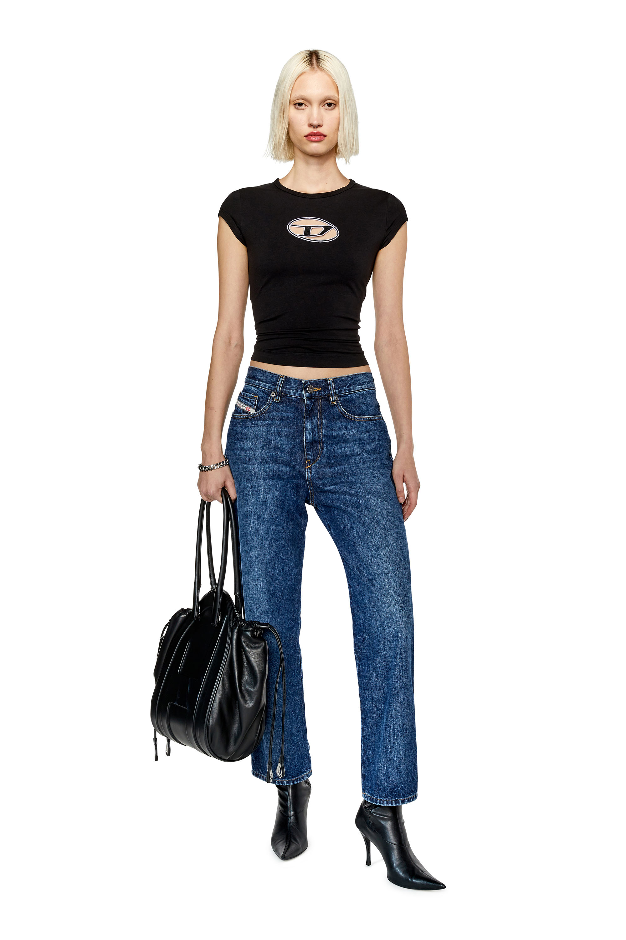 Diesel - Boyfriend Jeans 2016 D-Air 09F35, Mittelblau - Image 4