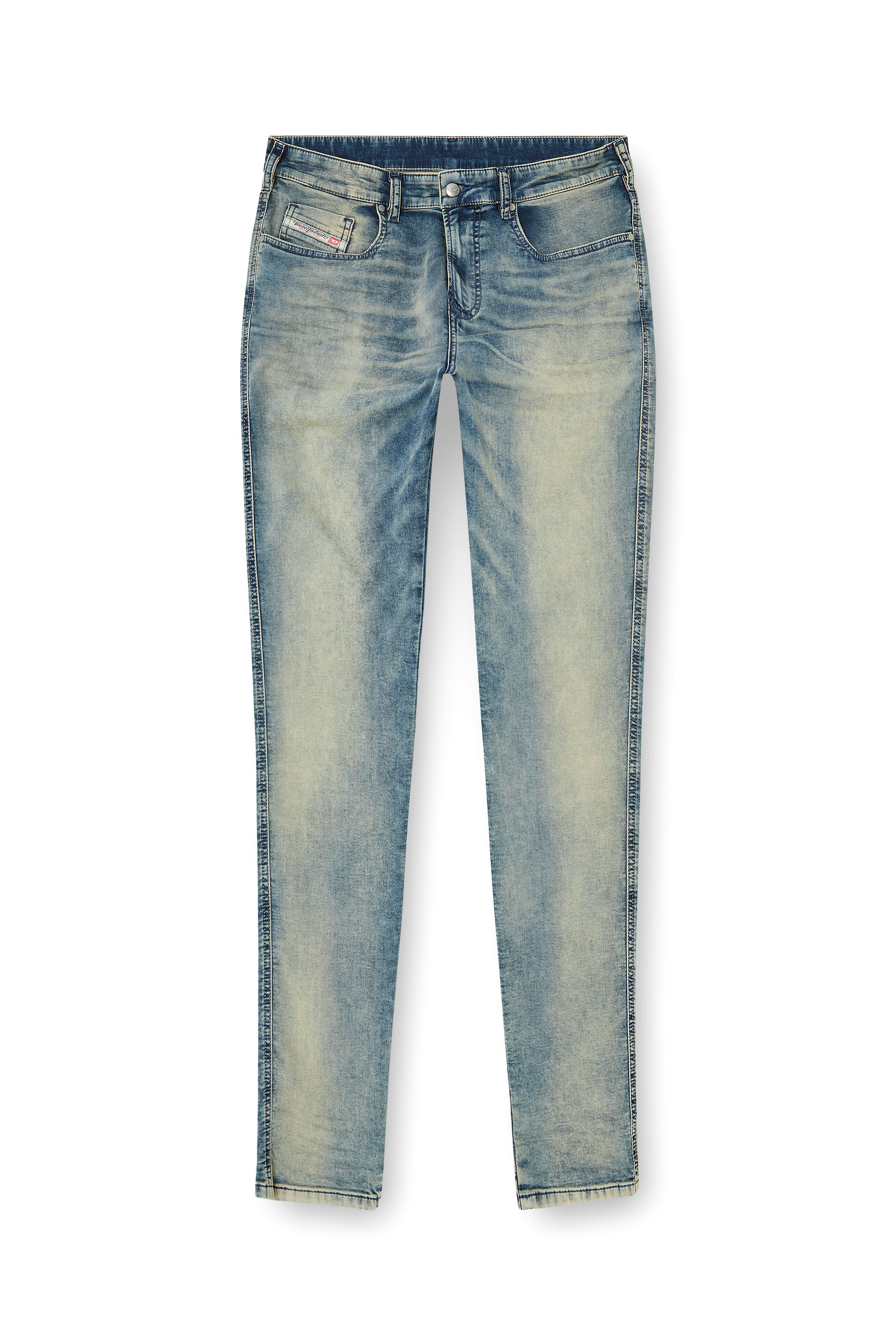 Diesel - Herren Slim 2062 D-Strukt Joggjeans&reg; 09P60, Mittelblau - 4