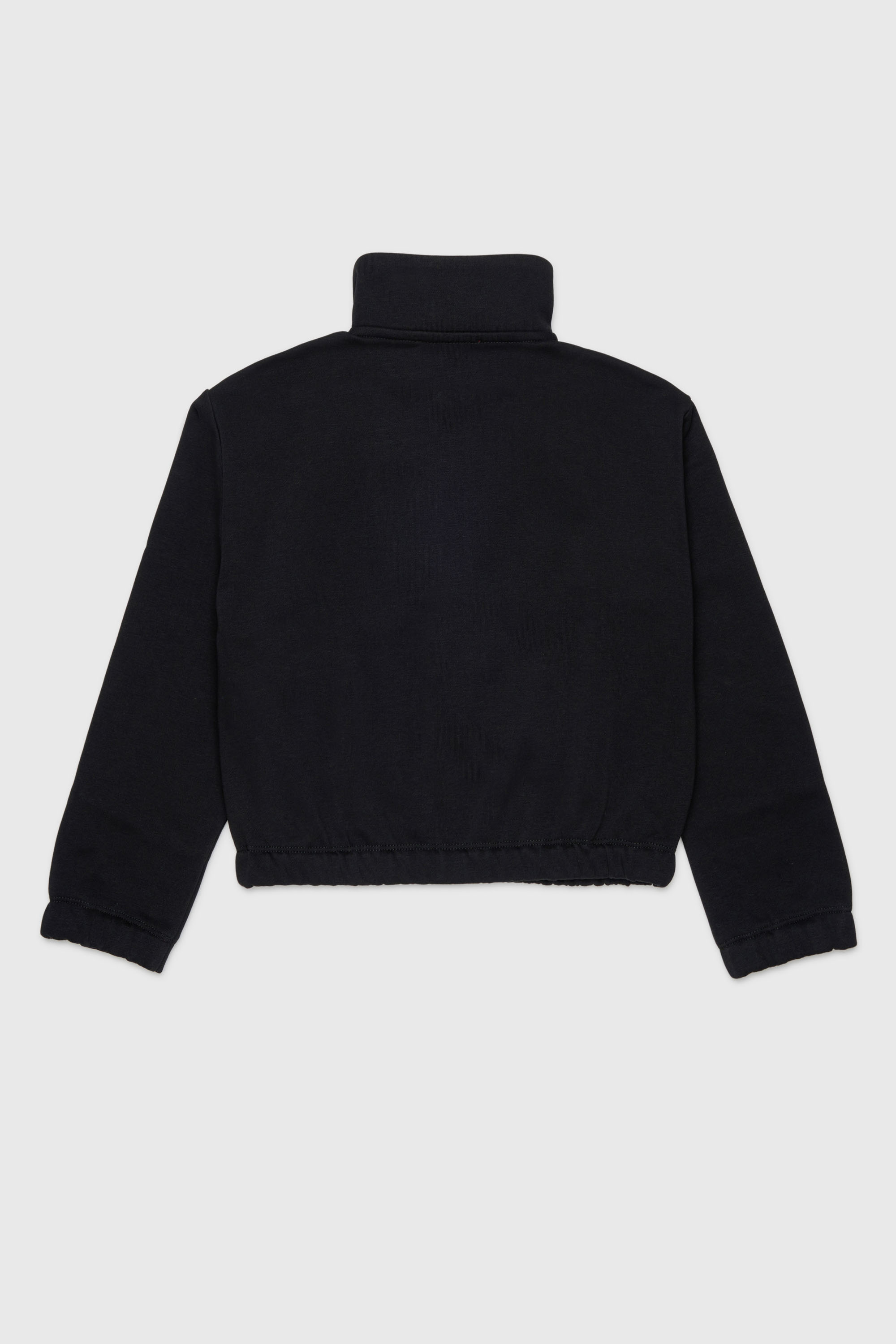 Diesel - SALILA, Damen Sweatshirt mit Rei&szlig;verschluss und Oval D Logo in Schwarz - 2