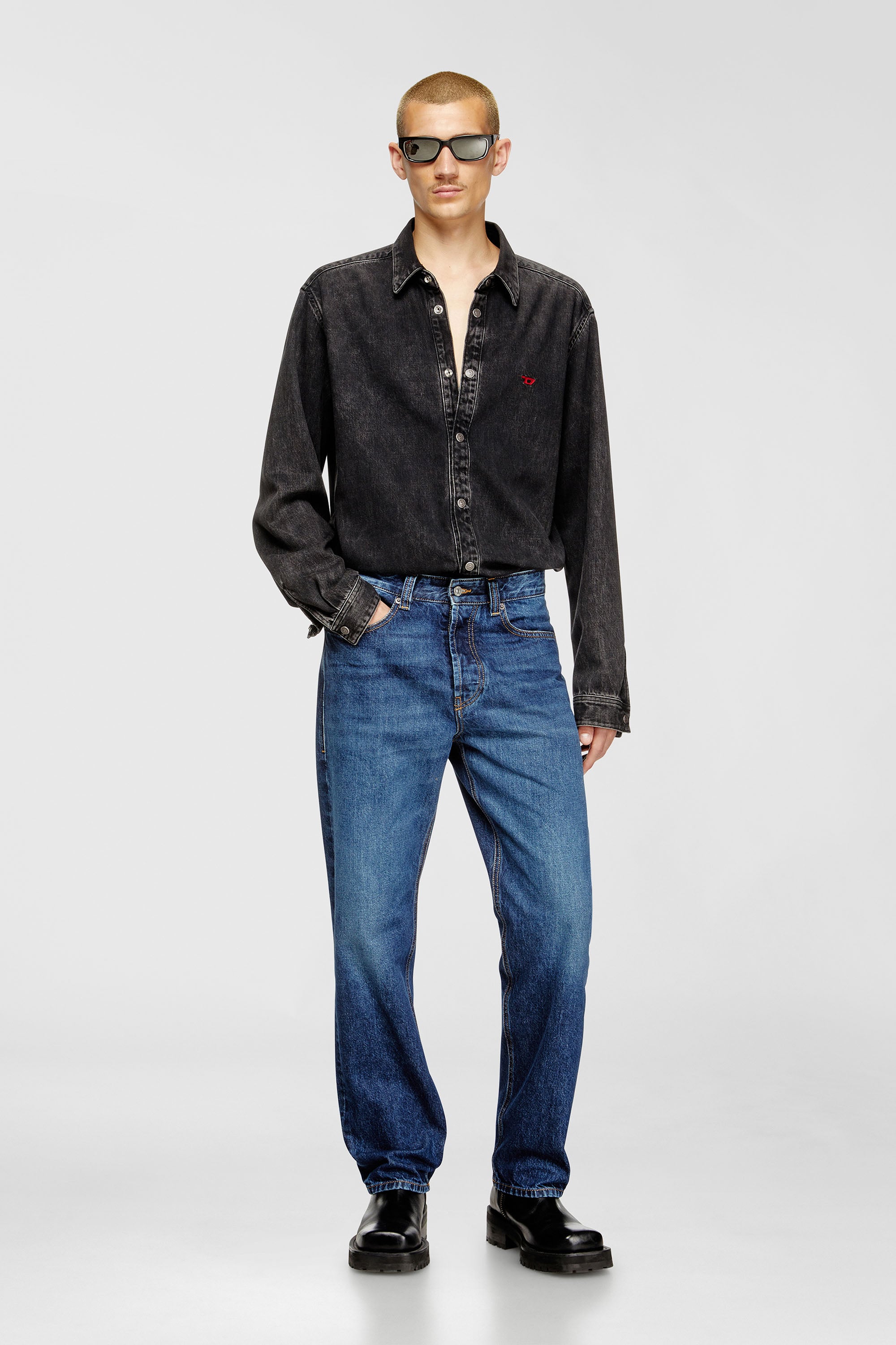 Diesel - Man's Regular Jeans 2024 D-Macs 09I27, Medium blue - 1