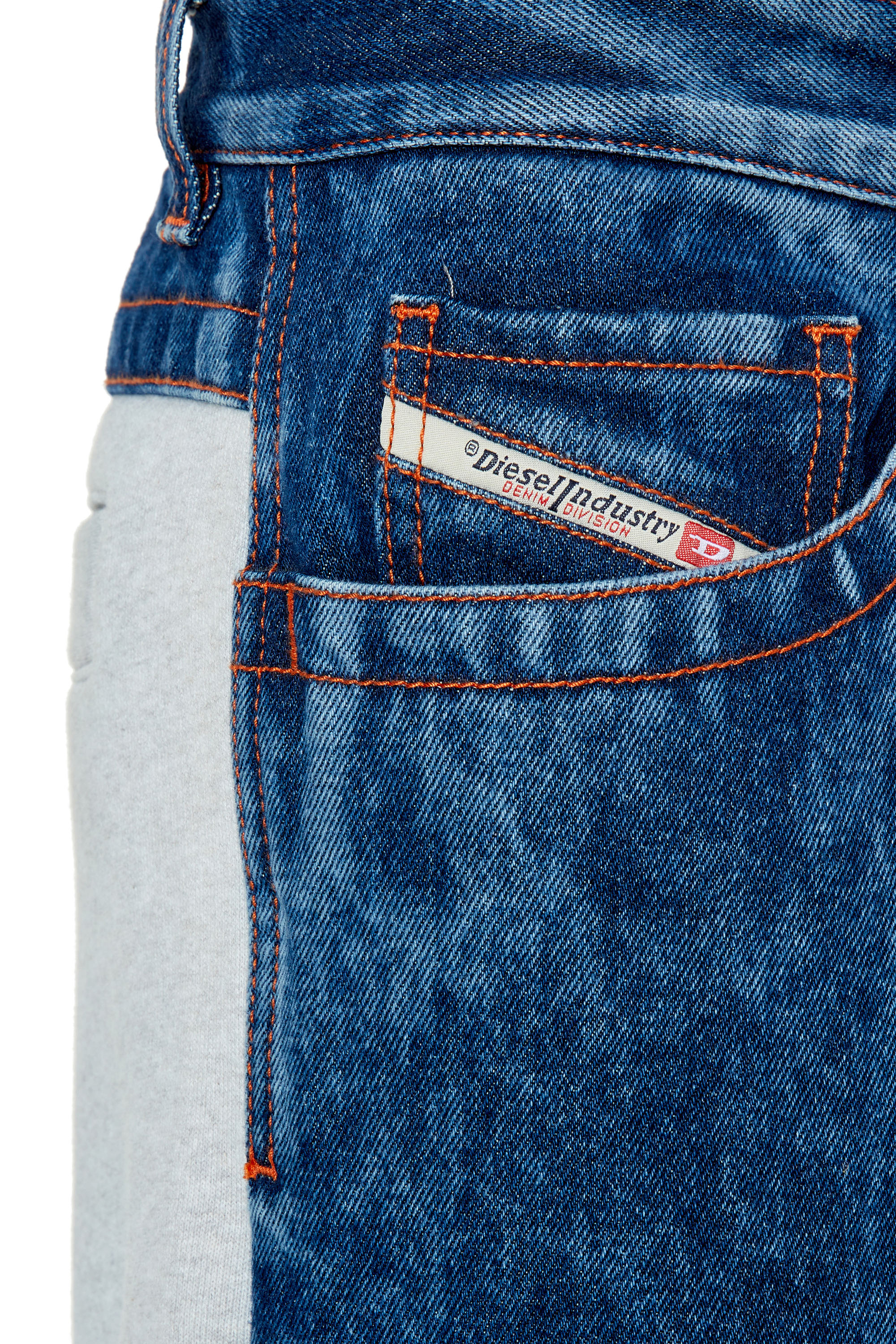 Diesel - D-Riser 0EMAD Straight Jeans, Dunkelblau - Image 3