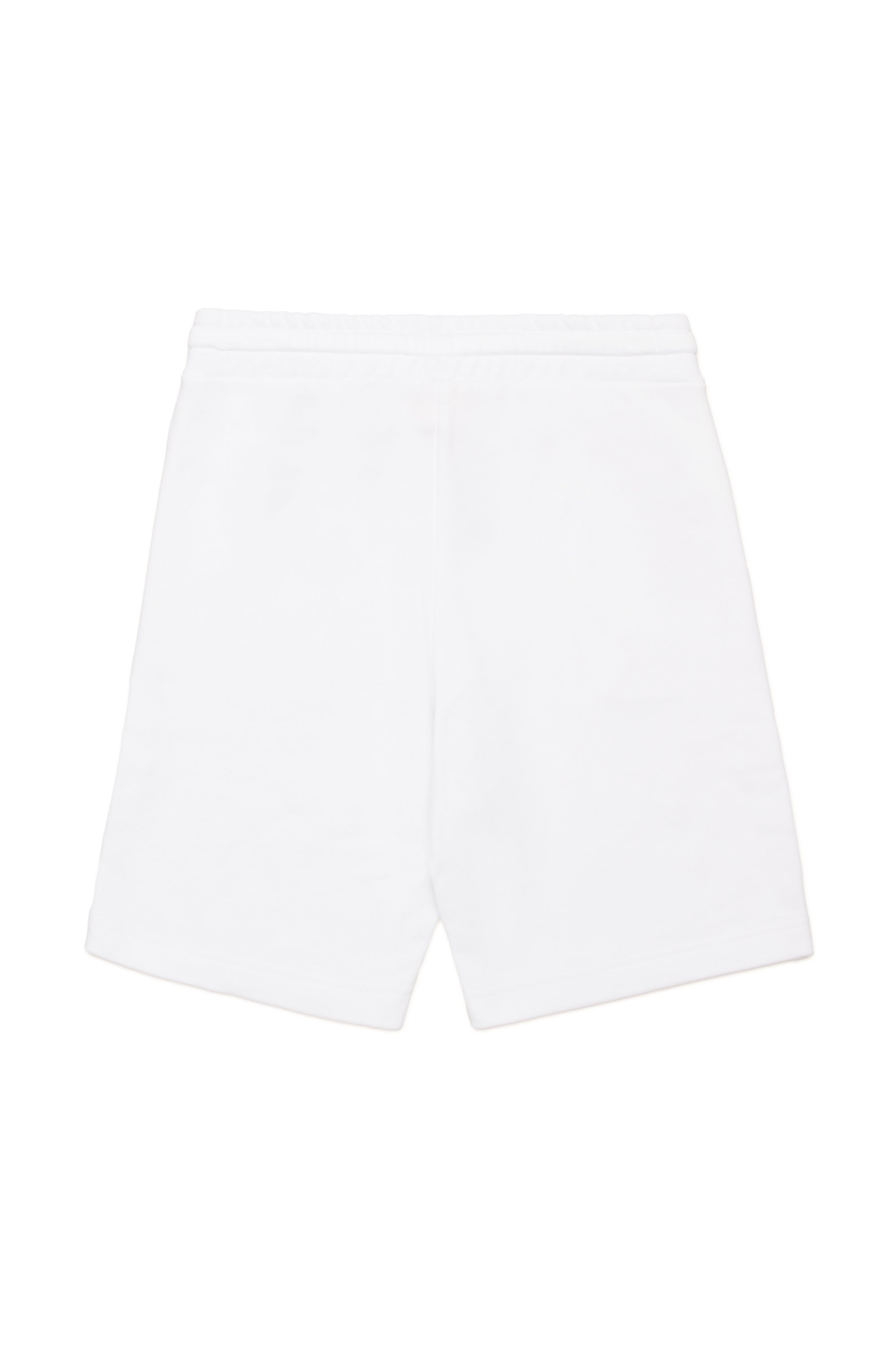 Diesel - PBASESHORT, Man's Sweat shorts with dégradé logo in White - 2