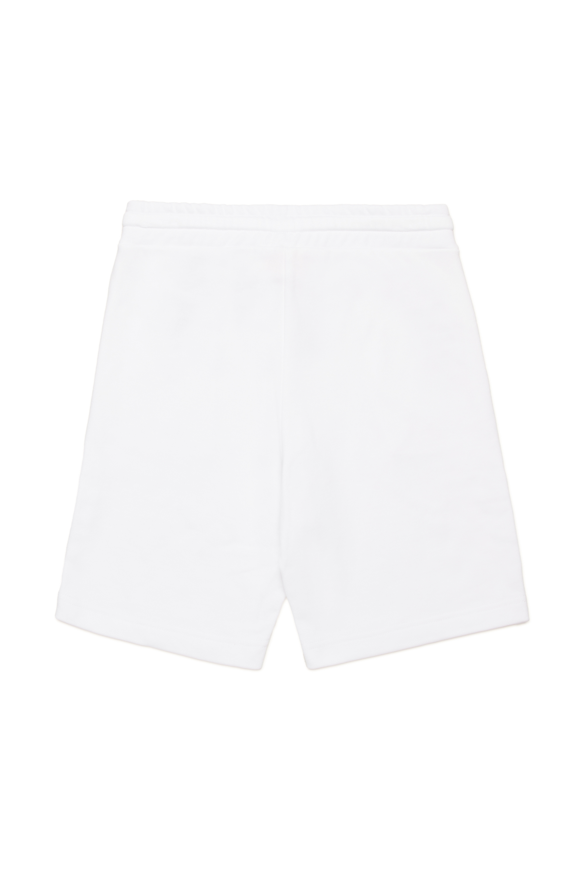 Diesel - PBASESHORT, Herren Sweatshorts mit Dégradé-Logo in Weiß - 2