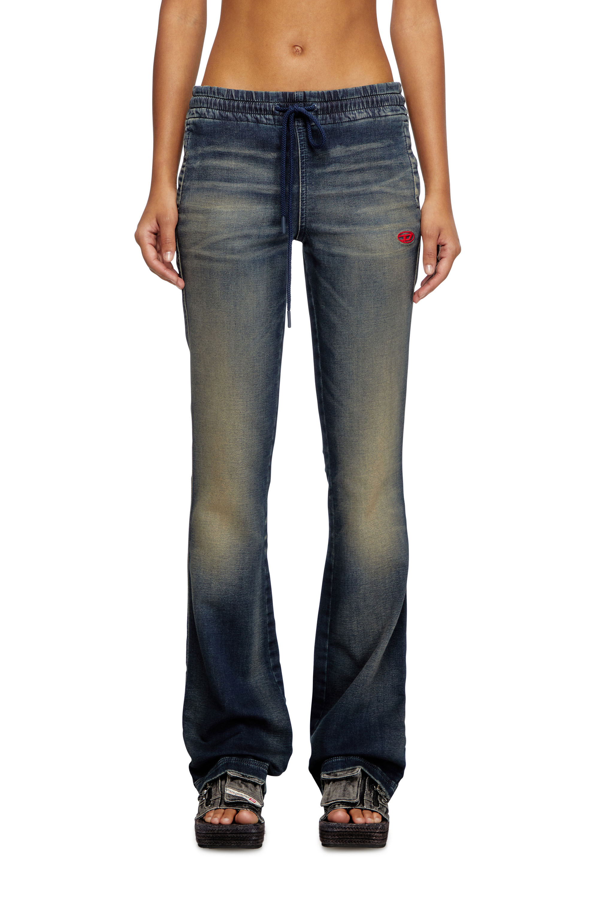 Diesel - Damen Bootcut 2069 D-Ebbey Joggjeans® 068PM, Dunkelblau - 1