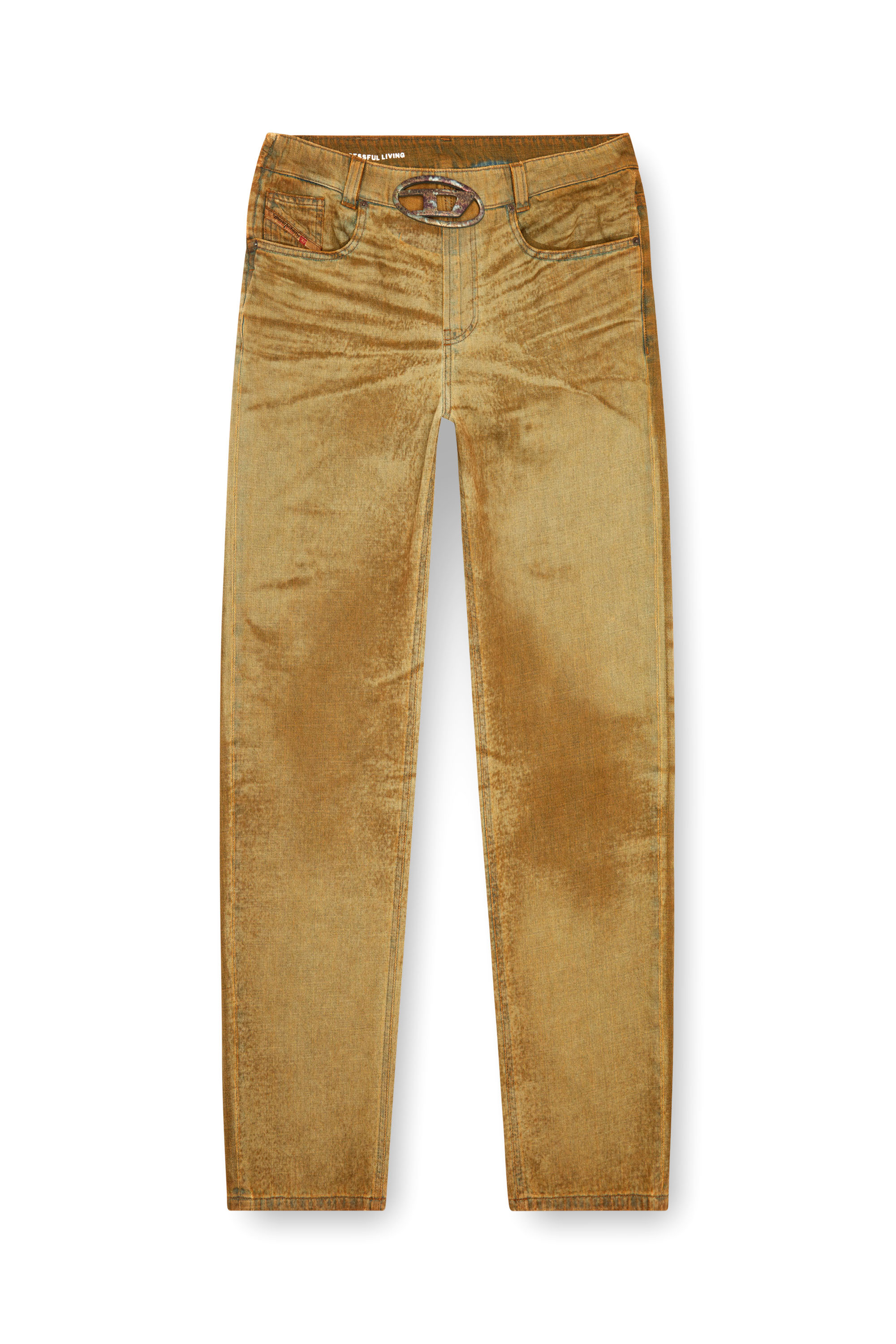 Diesel - Herren Straight Jeans 2010 D-Macs 0AJET, Hellbraun - Image 5