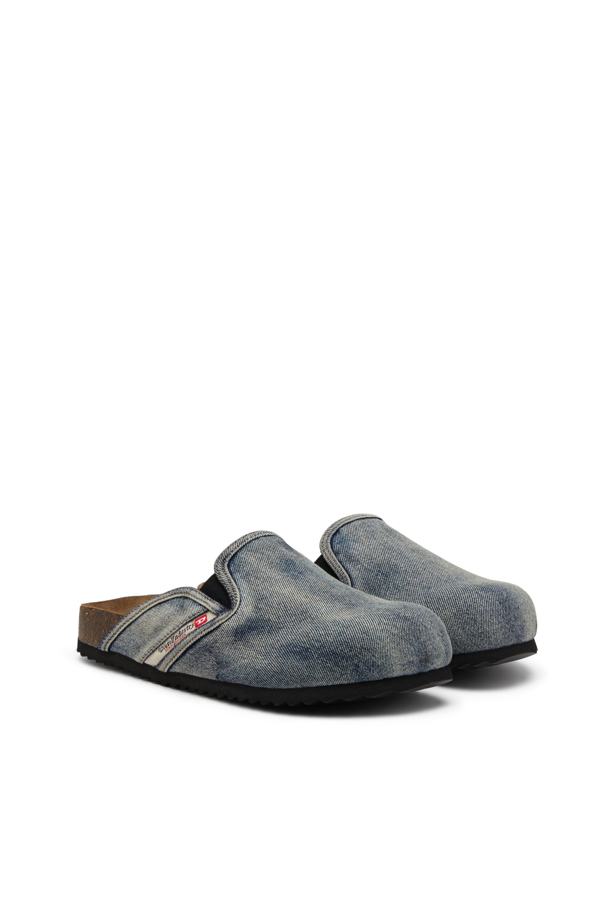 Diesel - D-WOODSTOCK SLIP-ON, Herren D-Woodstock-Mules aus Denim in Dunkelblau - 2