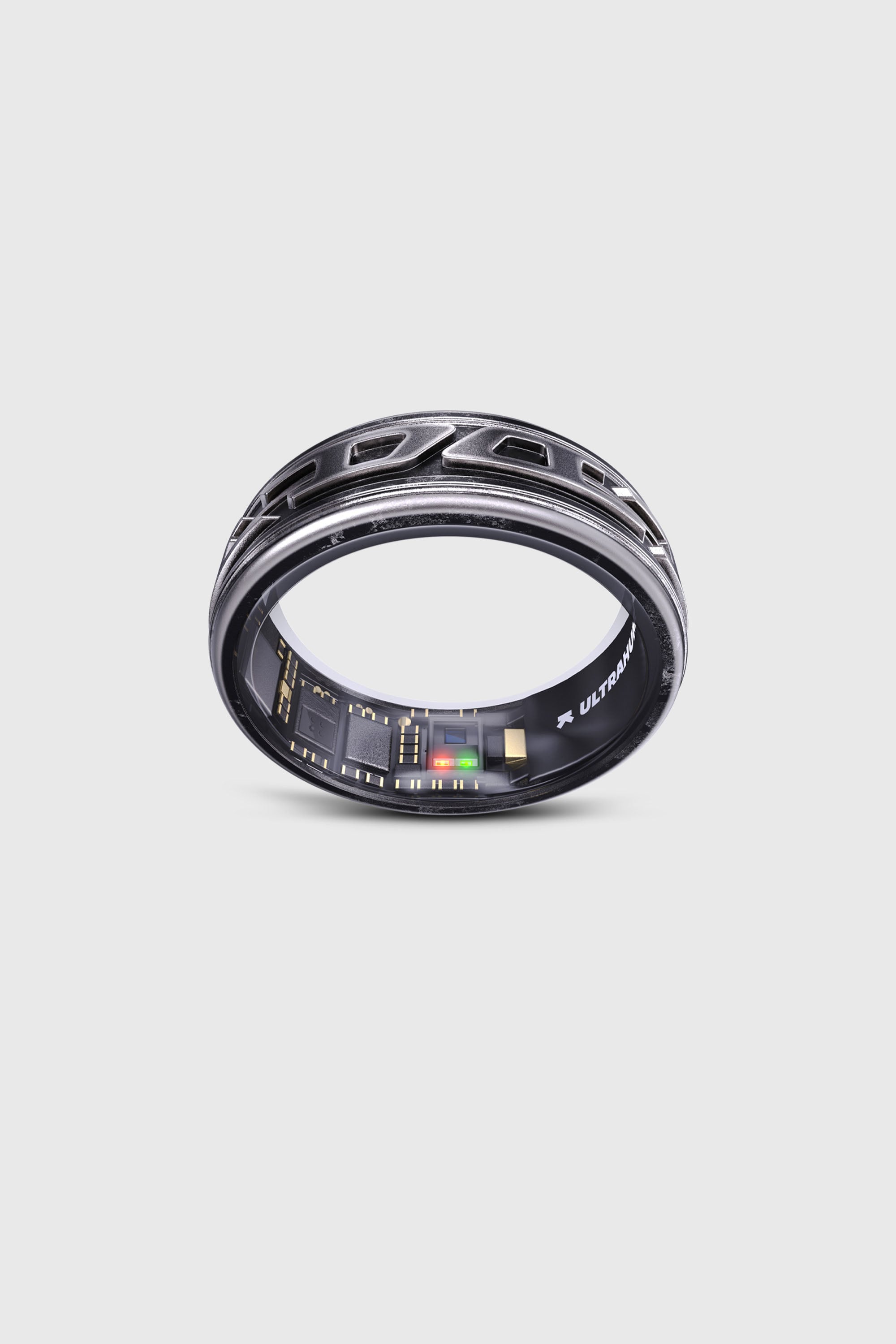 Diesel - SMART RING PHANTOM BLACK- UHRA-DD SMART RING, Unisex Smart-Ringe in abgenutztem Schwarz in Schwarz - 1