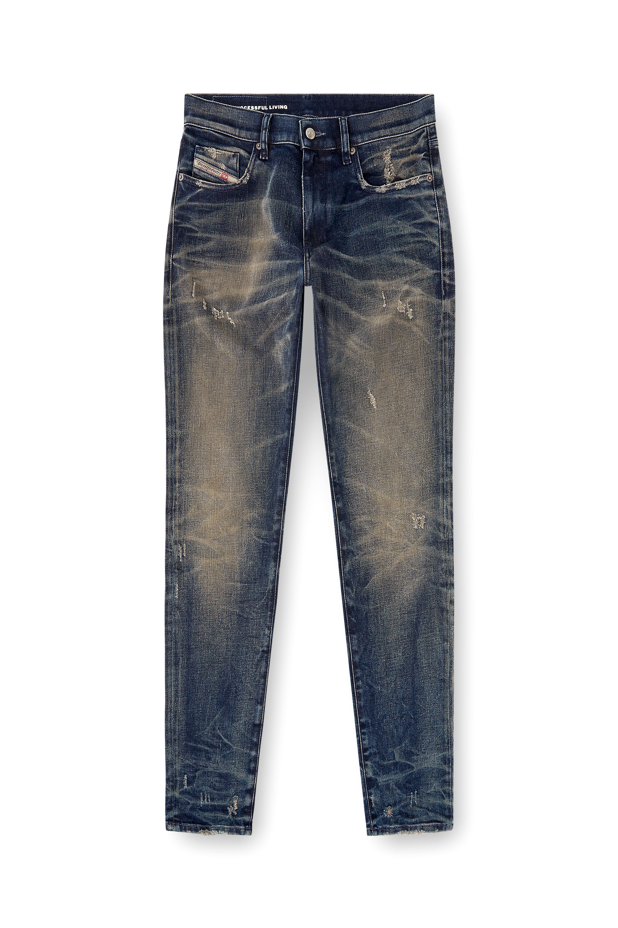 Diesel - Herren Slim Jeans 2019 D-Strukt 09M46, Dunkelblau - 3