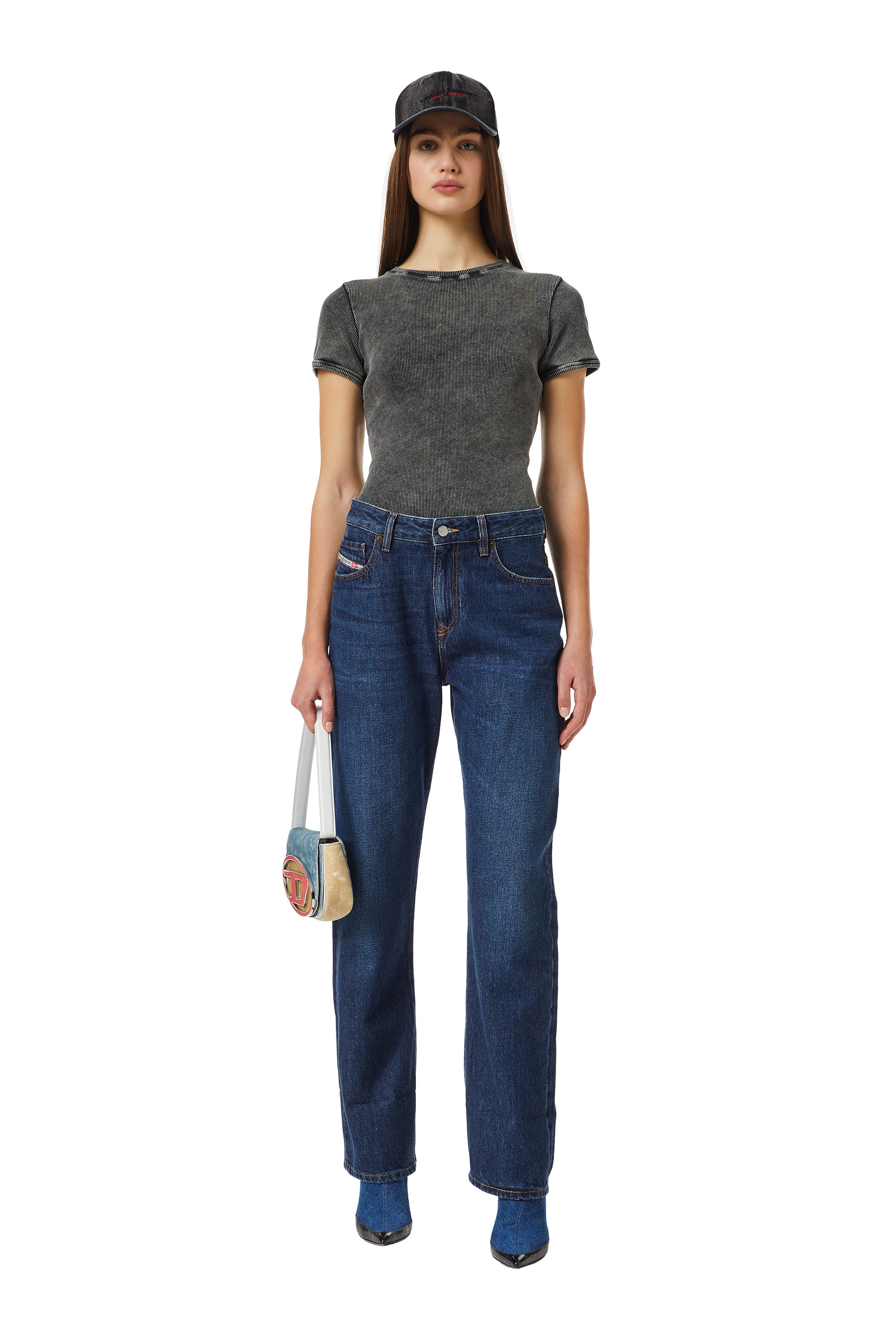 Diesel - 1999 D-Reggy 09C03 Straight Jeans, Dunkelblau - Image 5