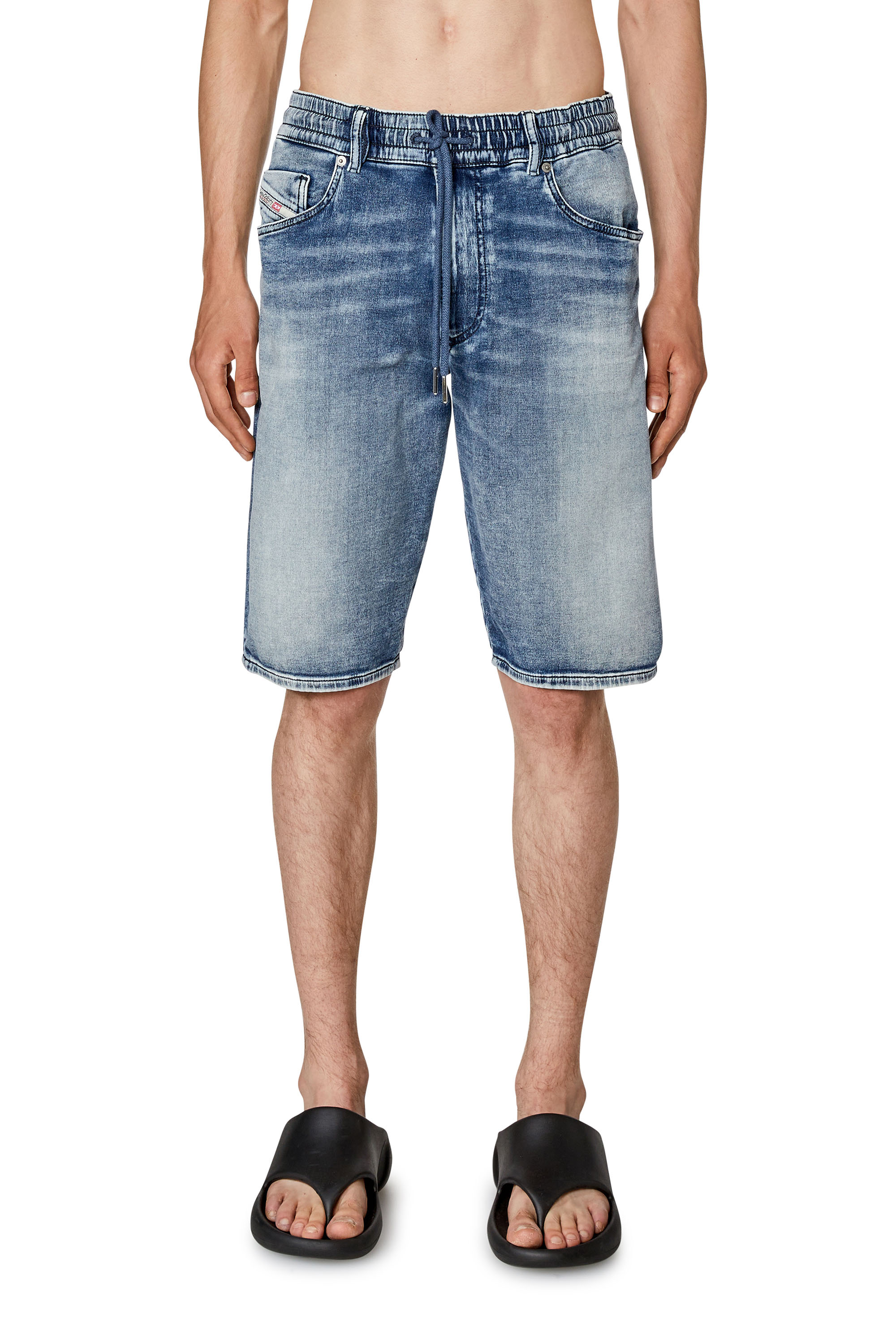 Diesel - D-KROOLEY-SHORT JOGG, Hellblau - Image 1