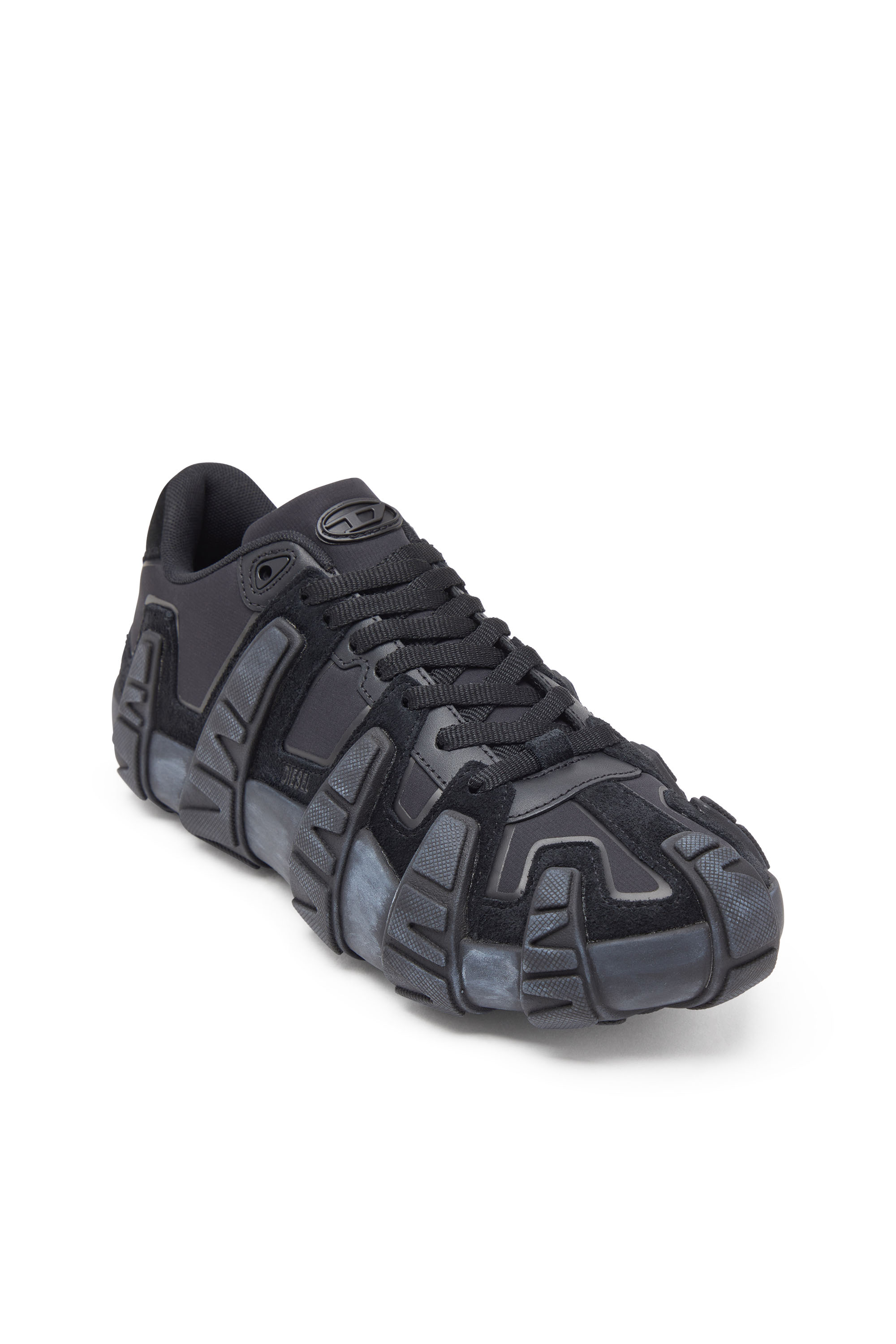 Diesel - S-D-GRIFFE LOW, Herren S-D-Griffe - Turnschuhe aus Nylon in Schwarz/Blau - 6