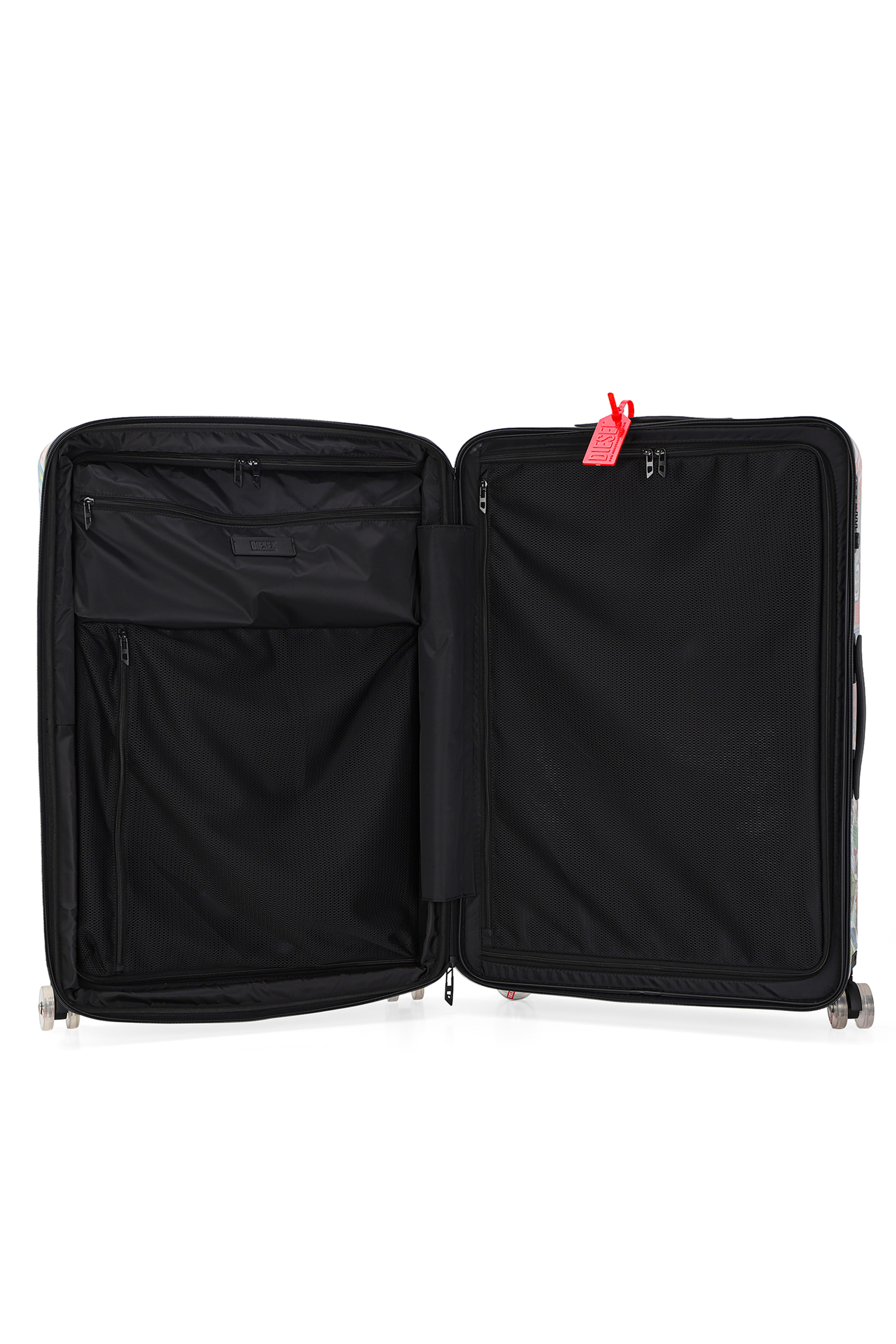 Diesel - DIESEL PC PRINTED TROLLEY-STICKERS- DSL0, Unisex Koffer im Sticker-Stil Gr&ouml;&szlig;e L in Bunt - 3