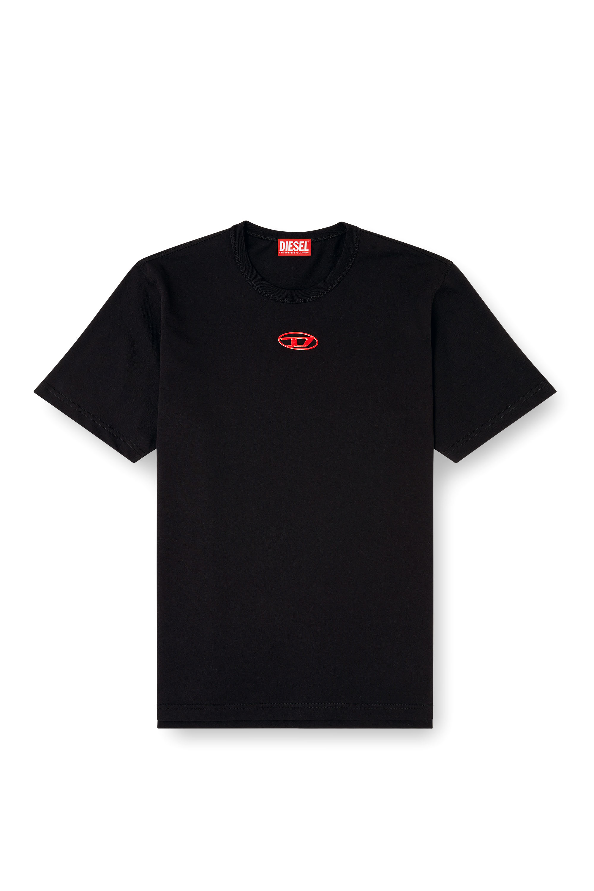 Diesel - T-ADJUST-OD, Herren T-Shirt mit metallischem Oval D in null - 3