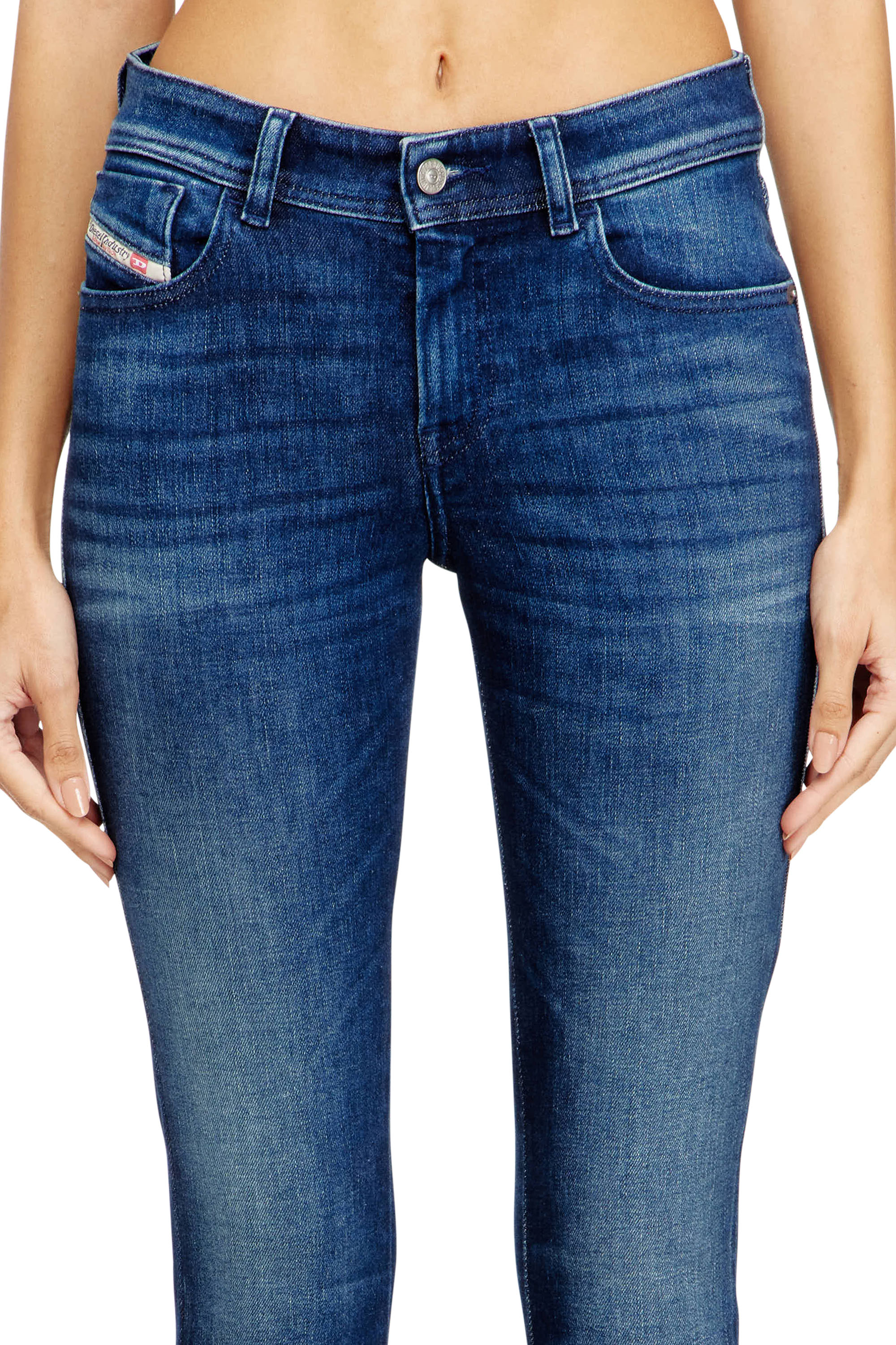 Diesel - Damen Skinny Jeans 2017 Slandy 09N12, Dunkelblau - 4