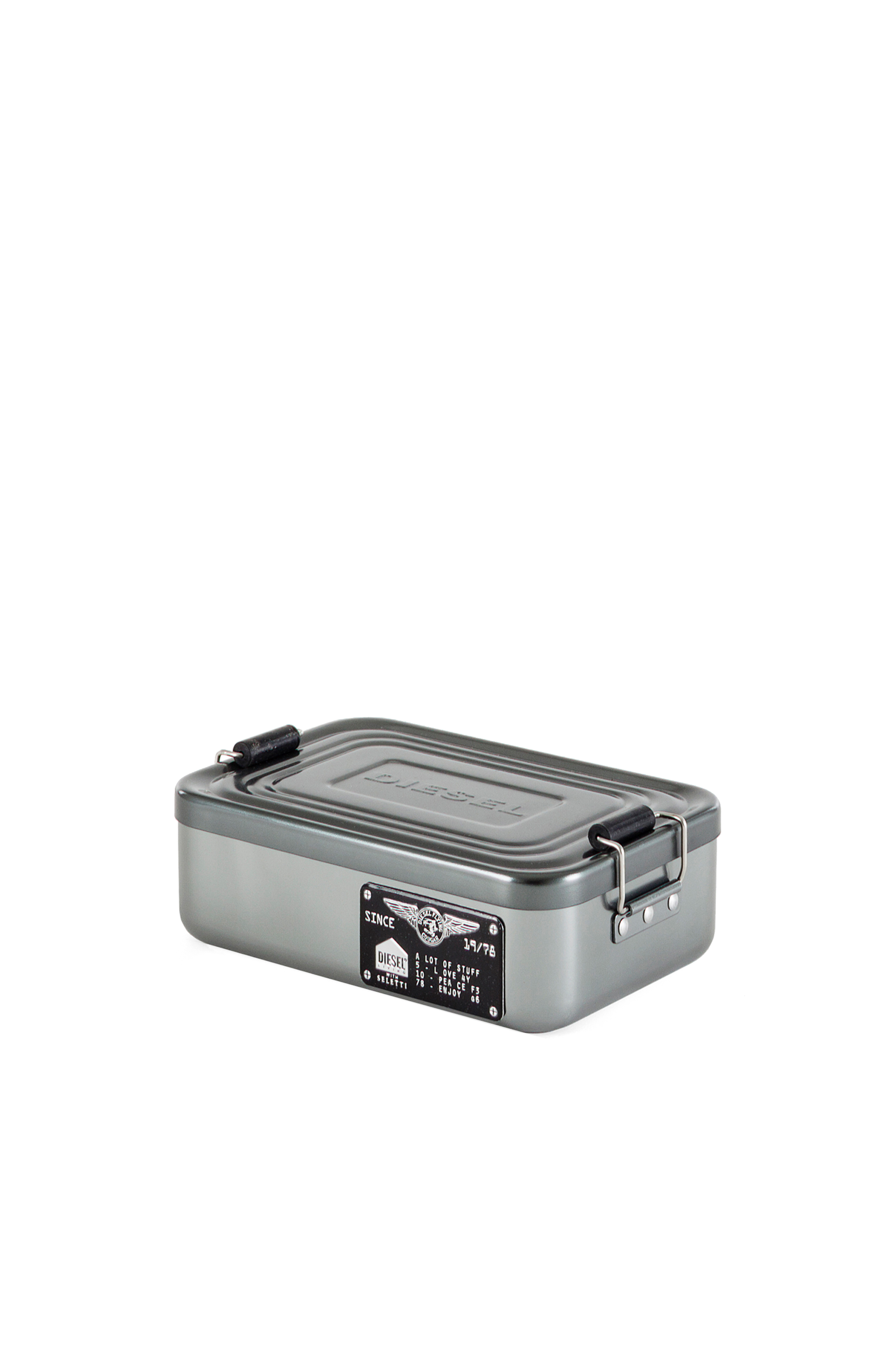 Diesel - 11035 SURVIVAL, Unisex Kleine Aluminiumbox mit Deckel in Silbergrau - 3