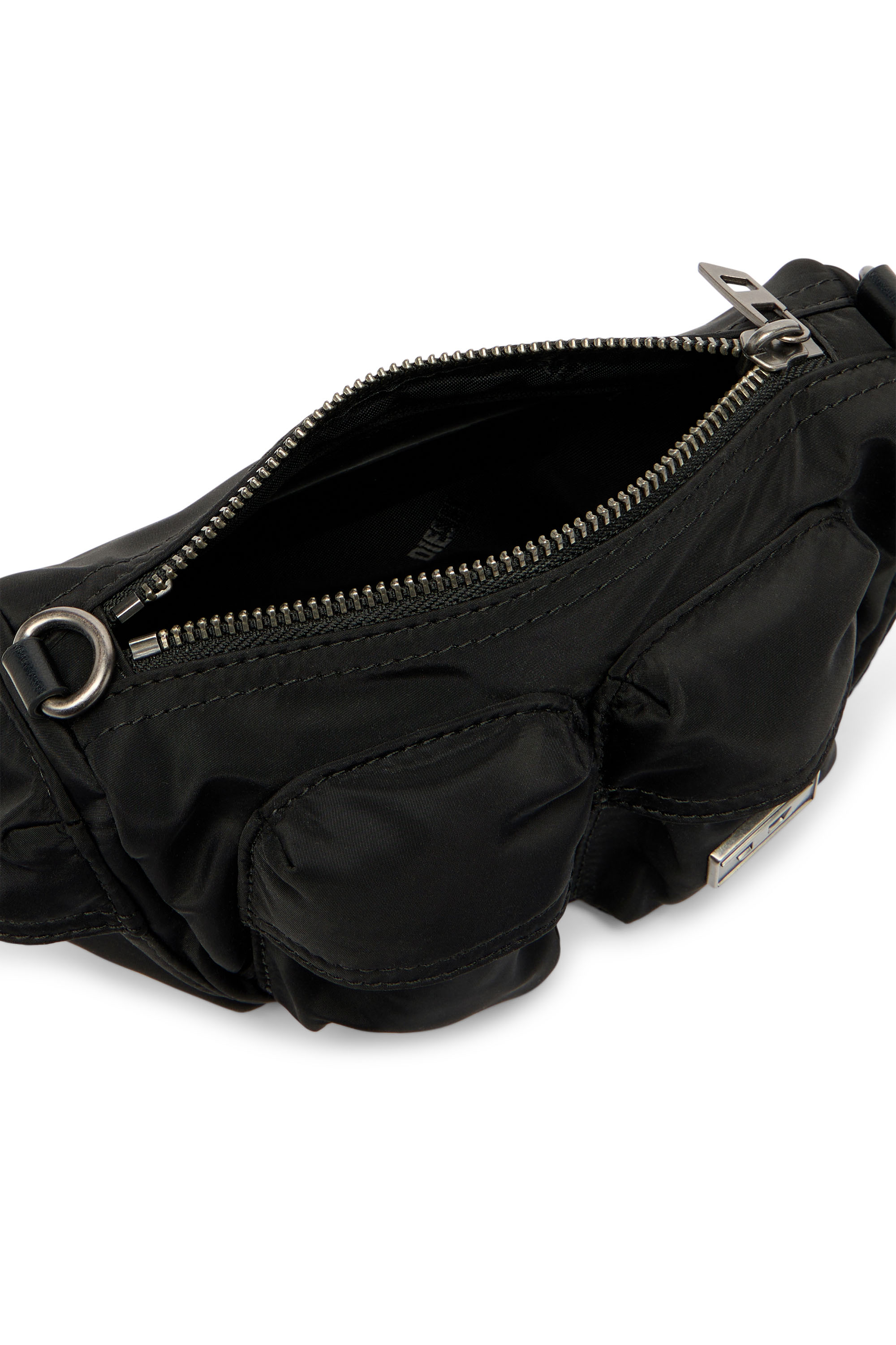 Diesel - MULTI-PKTS CROSSBODY XS X, Unisex Multi-Pkts &ndash; Kleine Tasche mit Klappentaschen in Schwarz - 3