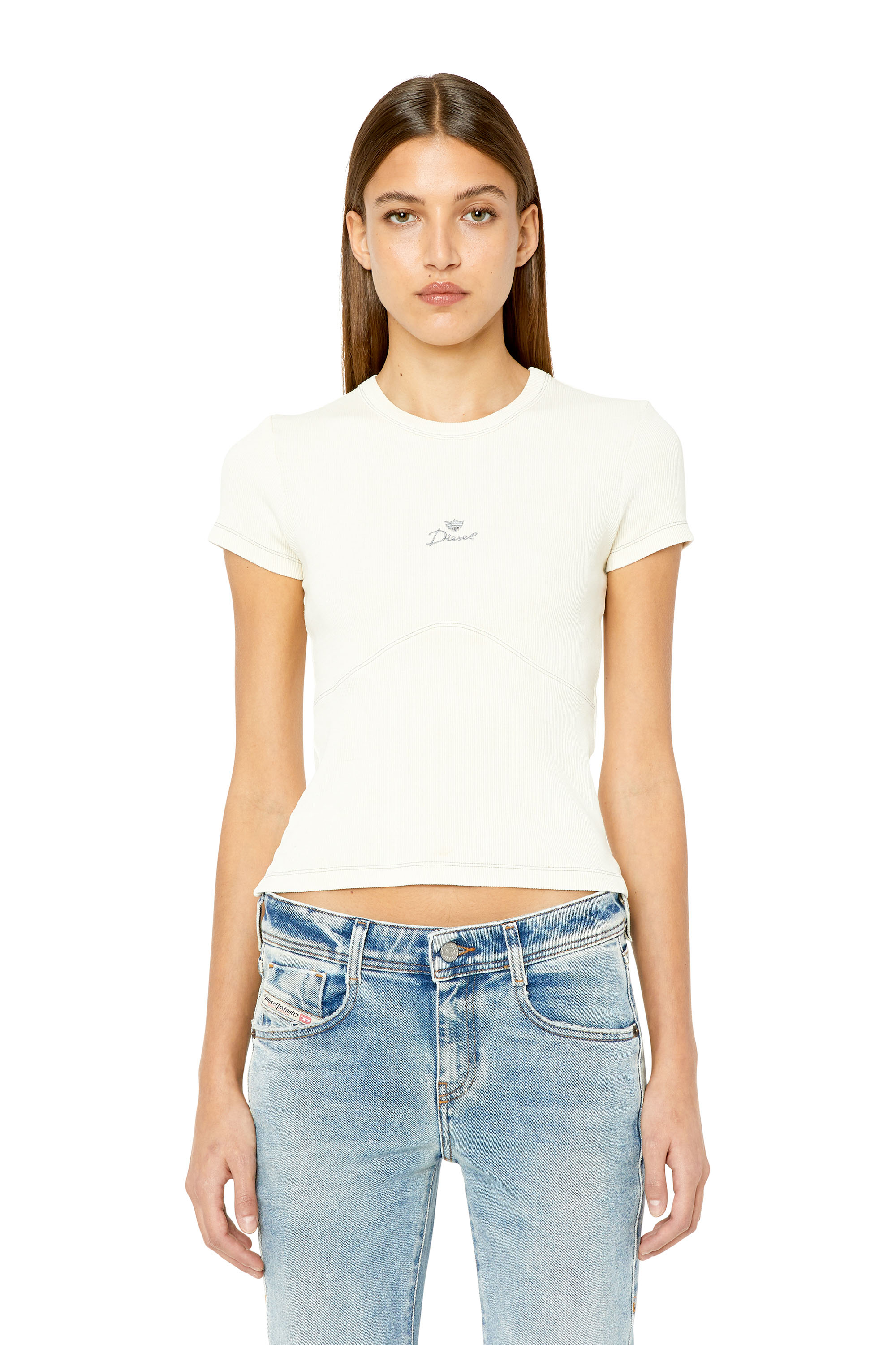 Diesel - T-SKINZIELLE, Weiß - Image 1